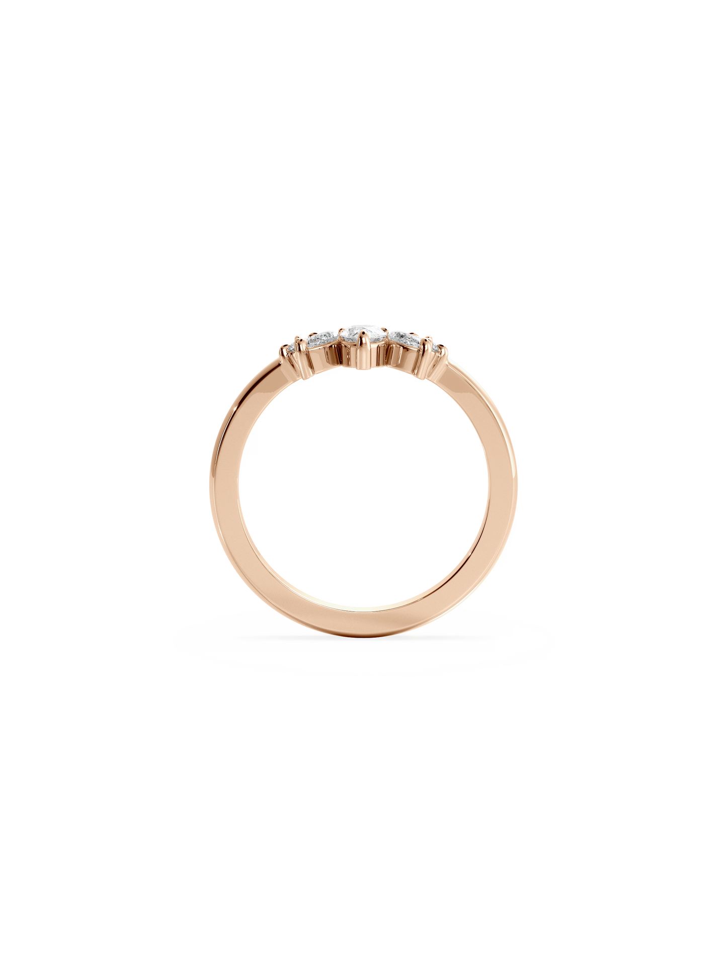 0.37 CT Round Full Eternity Lab Grown Diamond Wedding Band