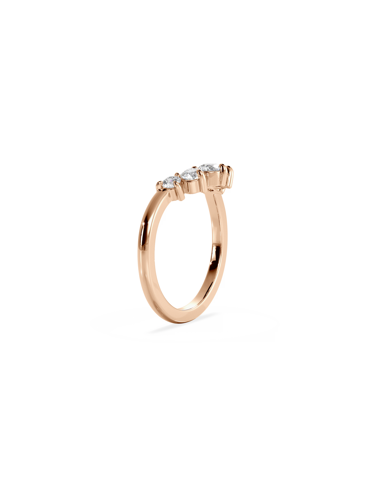 0.37 CT Round Full Eternity Lab Grown Diamond Wedding Band