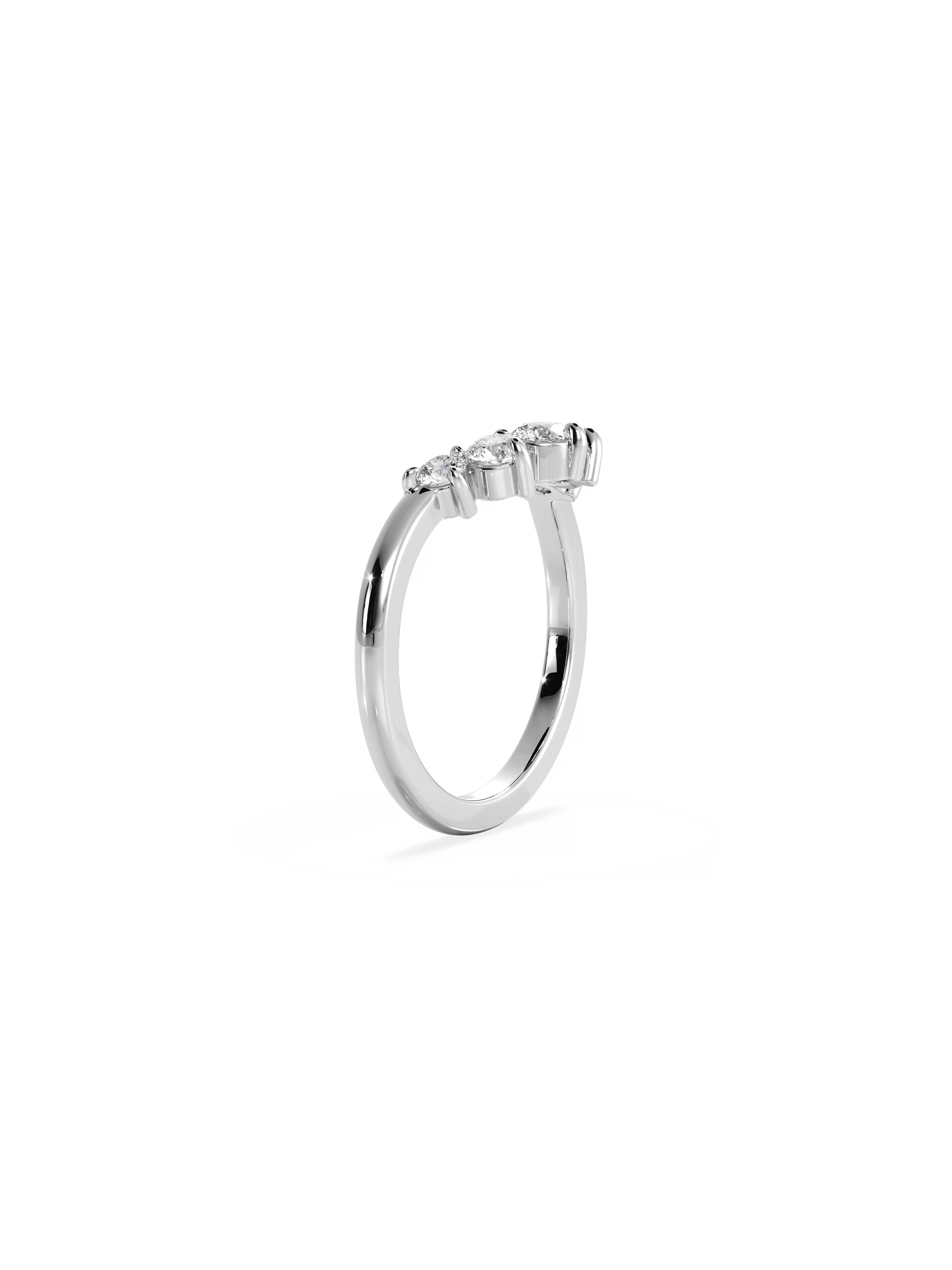 0.37 CT Round Full Eternity Lab Grown Diamond Wedding Band