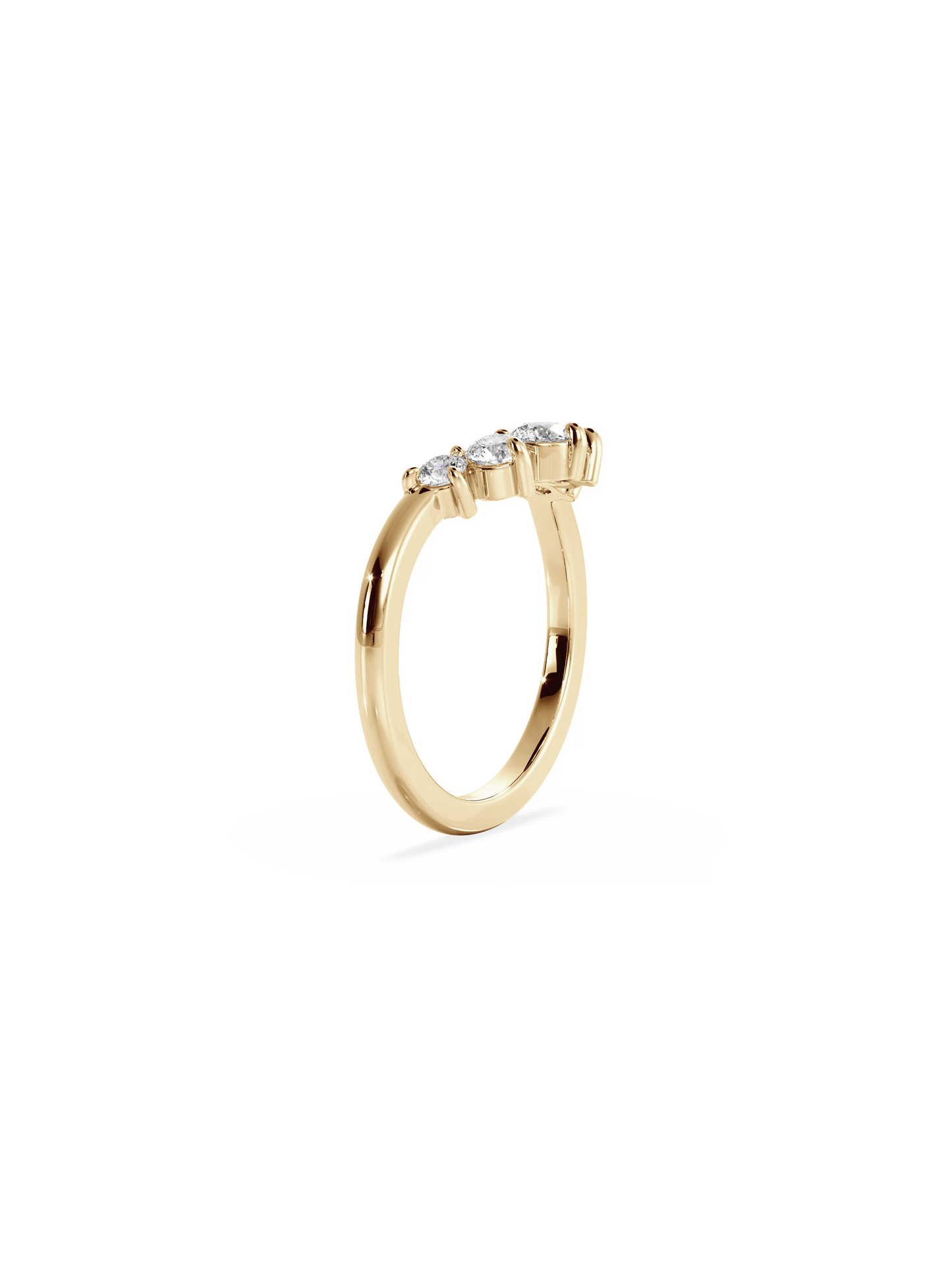 0.37 CT Round Full Eternity Lab Grown Diamond Wedding Band