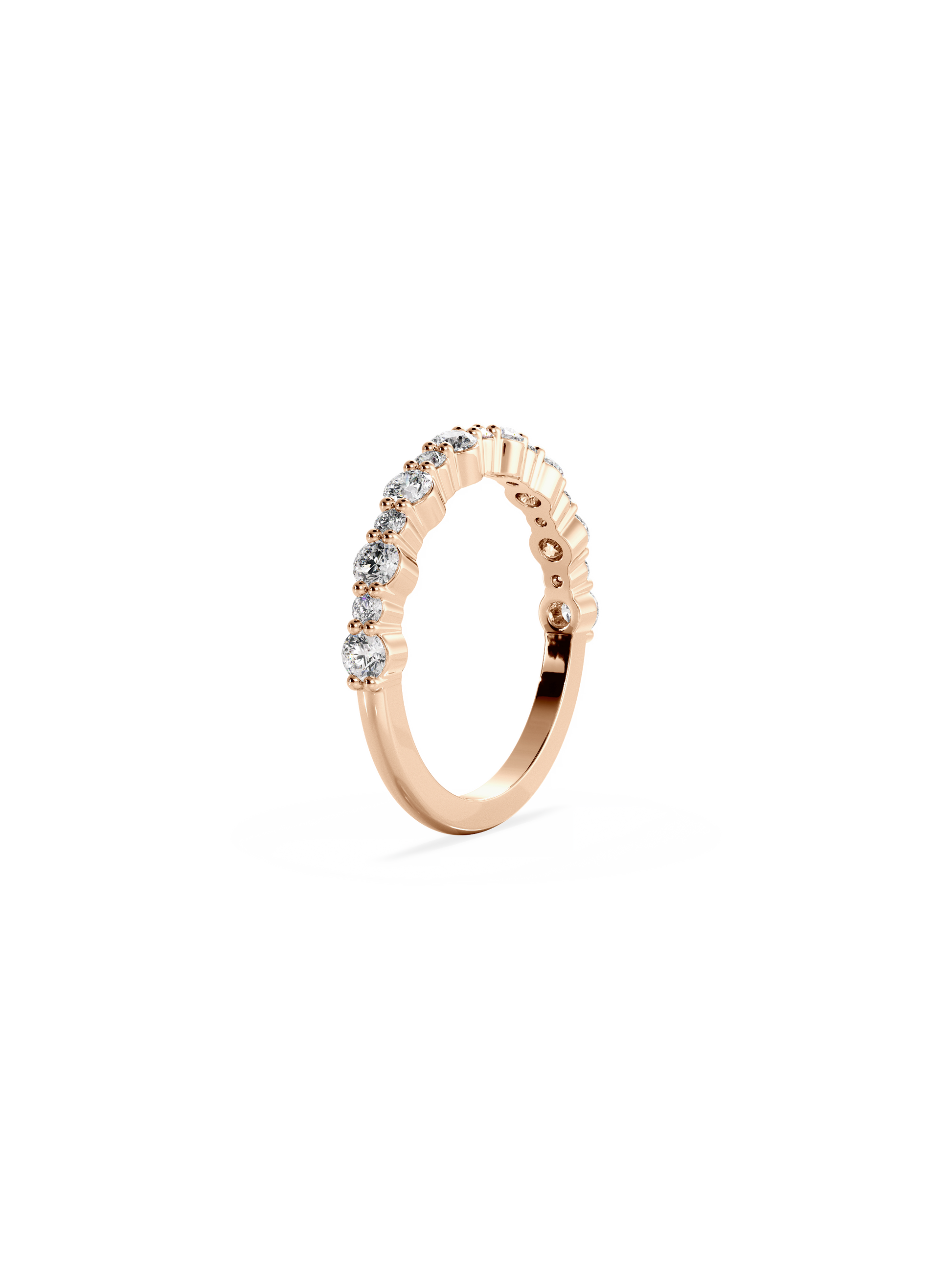 0.37 CT Round Full Eternity Lab Grown Diamond Wedding Band