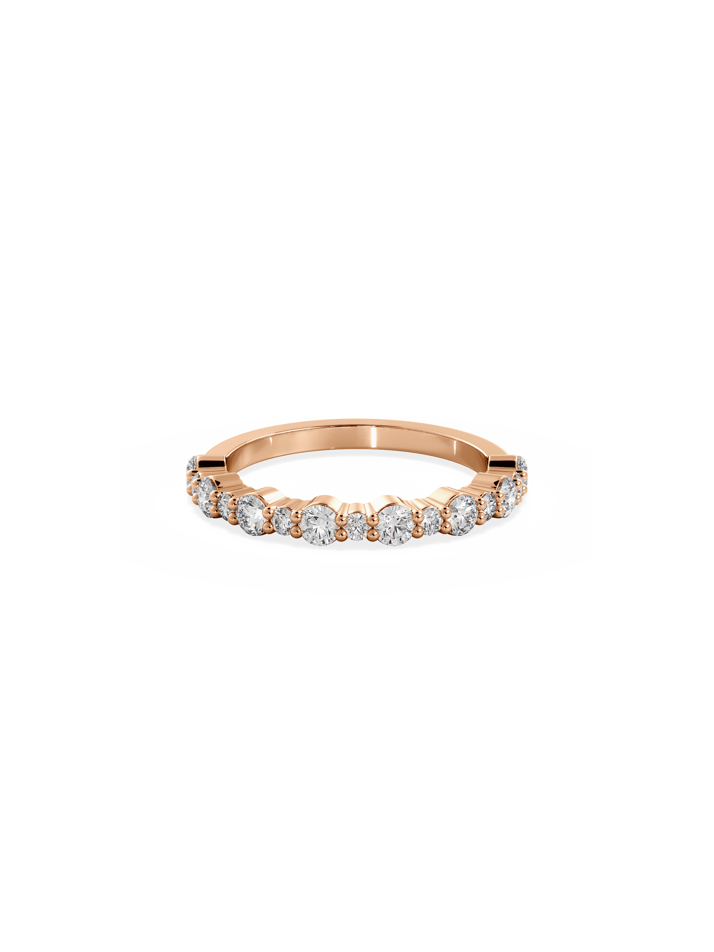 0.37 CT Round Full Eternity Lab Grown Diamond Wedding Band