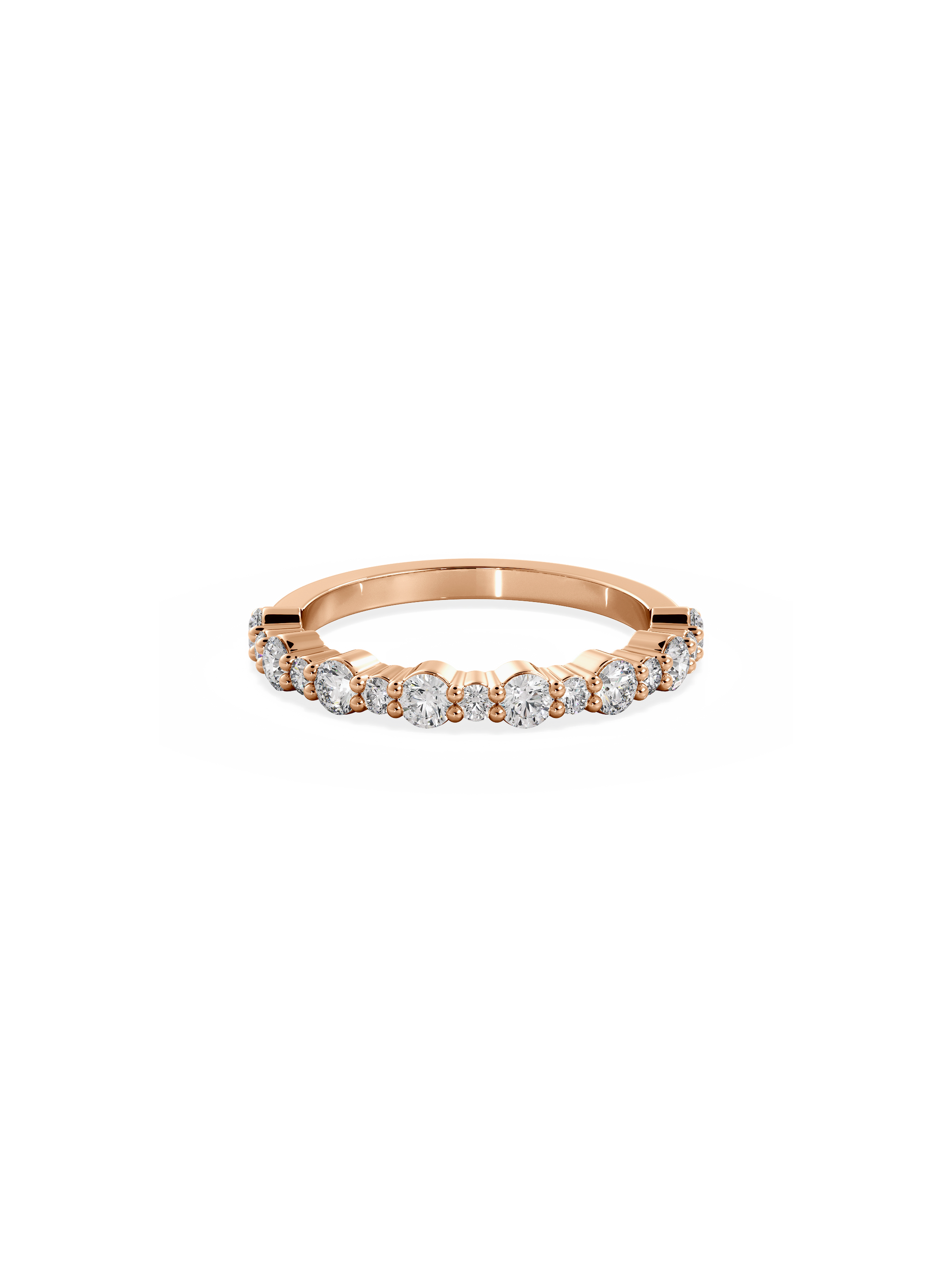 0.37 CT Round Full Eternity Lab Grown Diamond Wedding Band