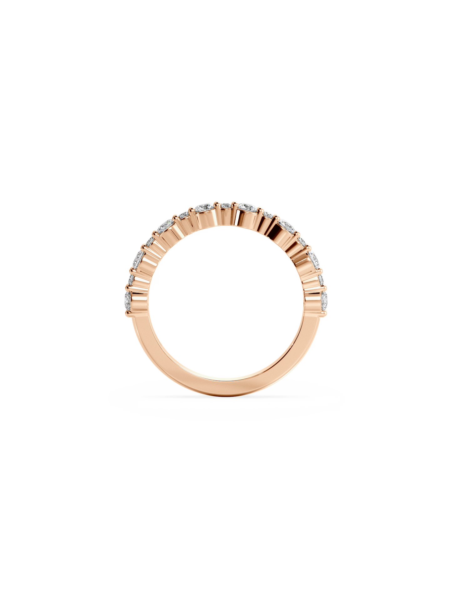 0.37 CT Round Full Eternity Lab Grown Diamond Wedding Band