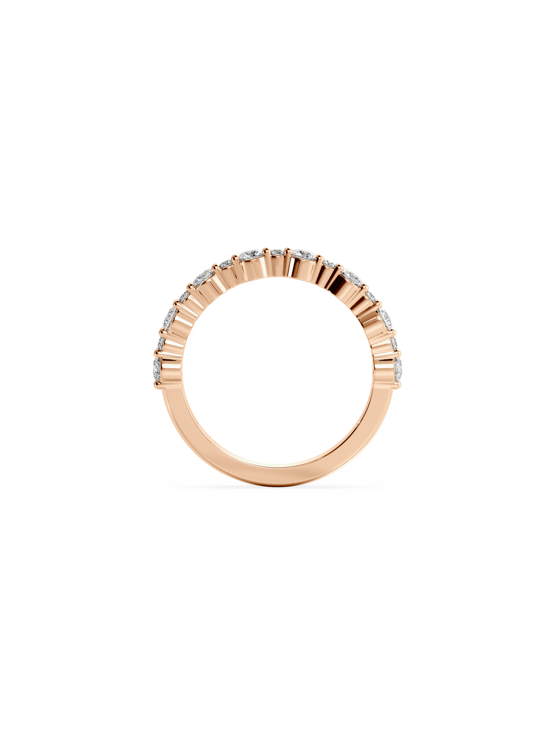 0.37 CT Round Full Eternity Lab Grown Diamond Wedding Band