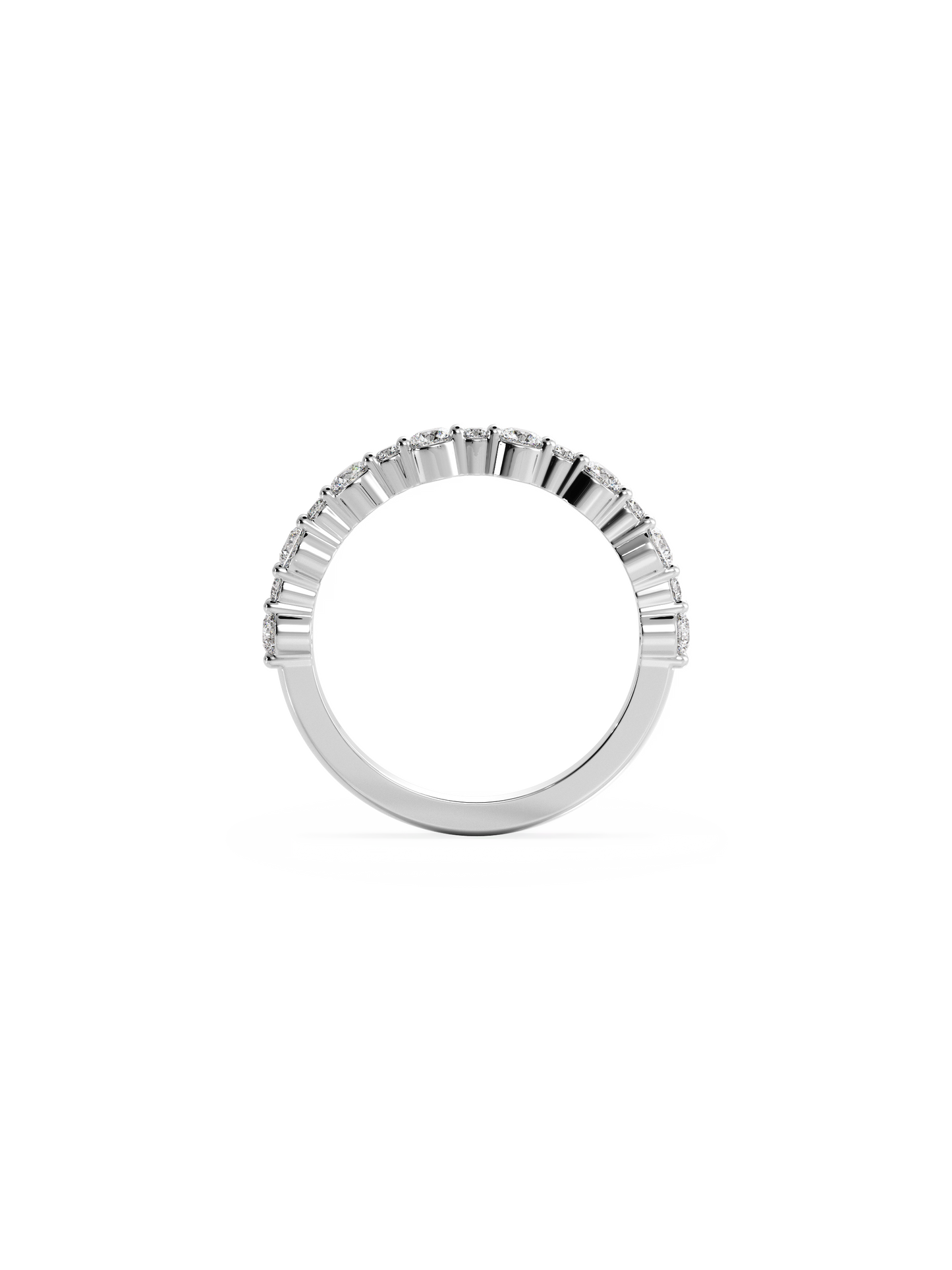 0.37 CT Round Full Eternity Lab Grown Diamond Wedding Band