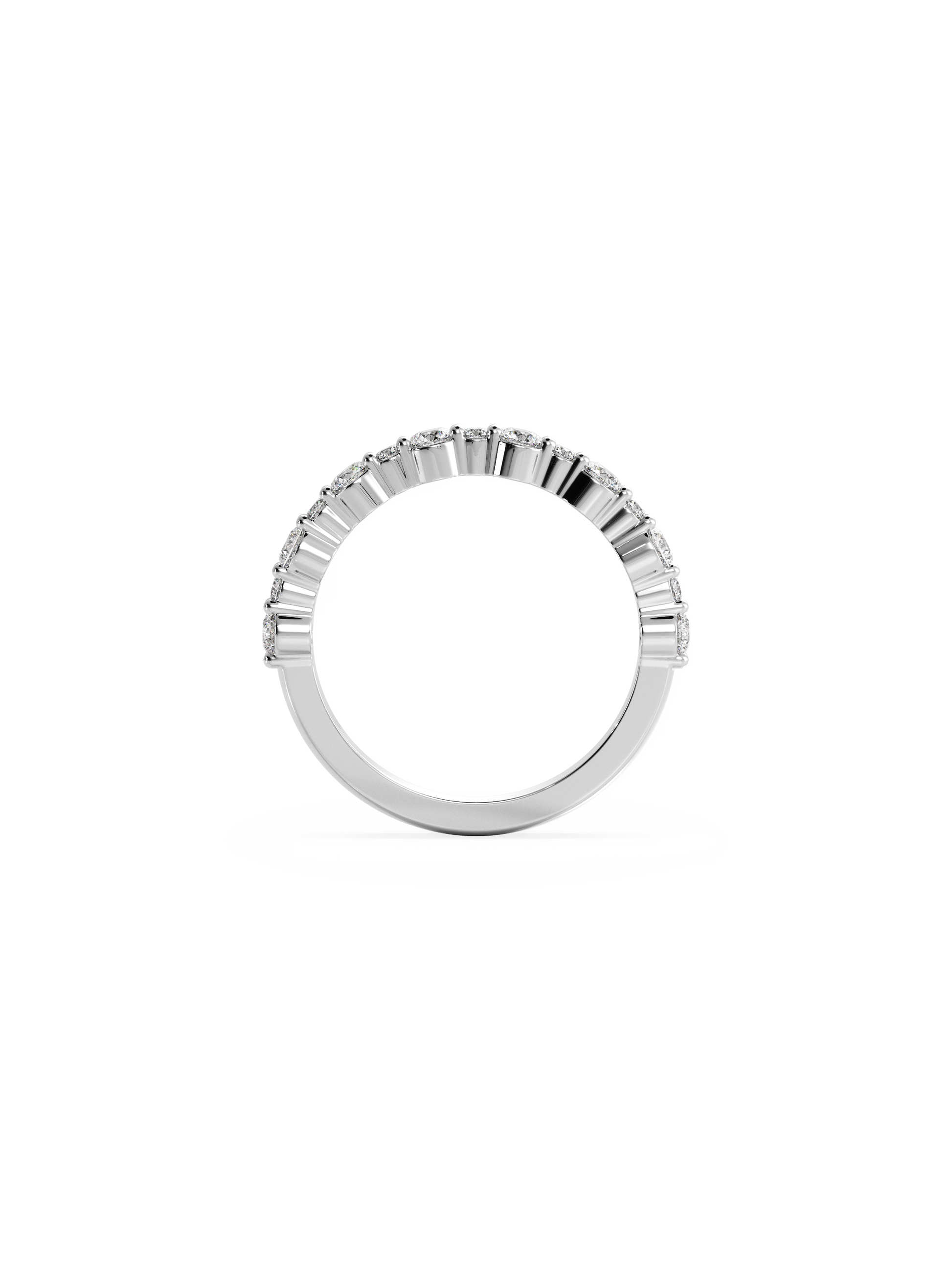 0.37 CT Round Full Eternity Lab Grown Diamond Wedding Band
