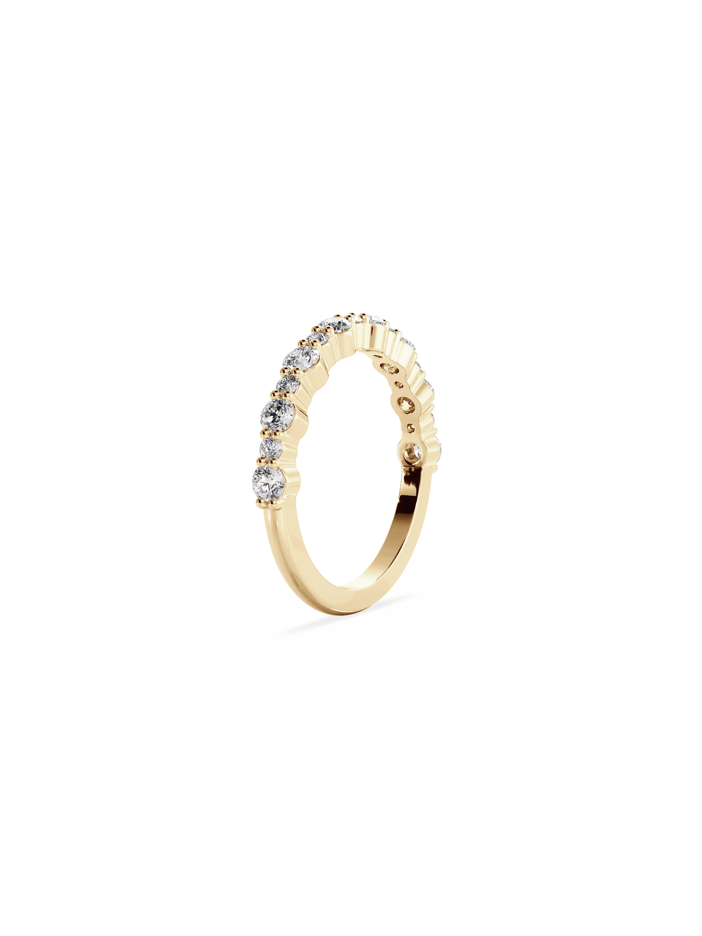 0.37 CT Round Full Eternity Lab Grown Diamond Wedding Band