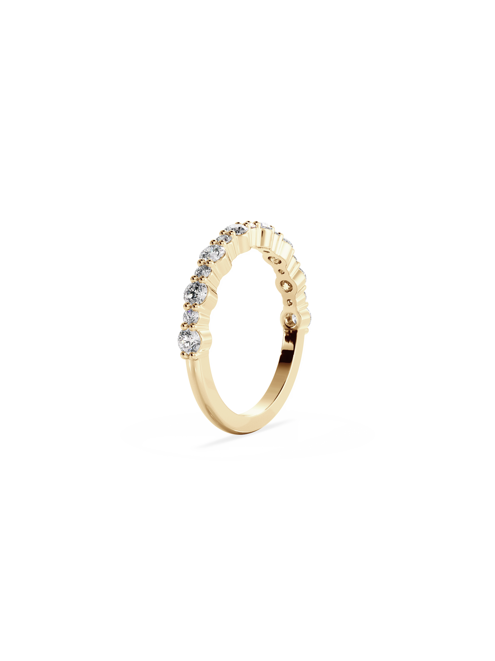 0.37 CT Round Full Eternity Lab Grown Diamond Wedding Band