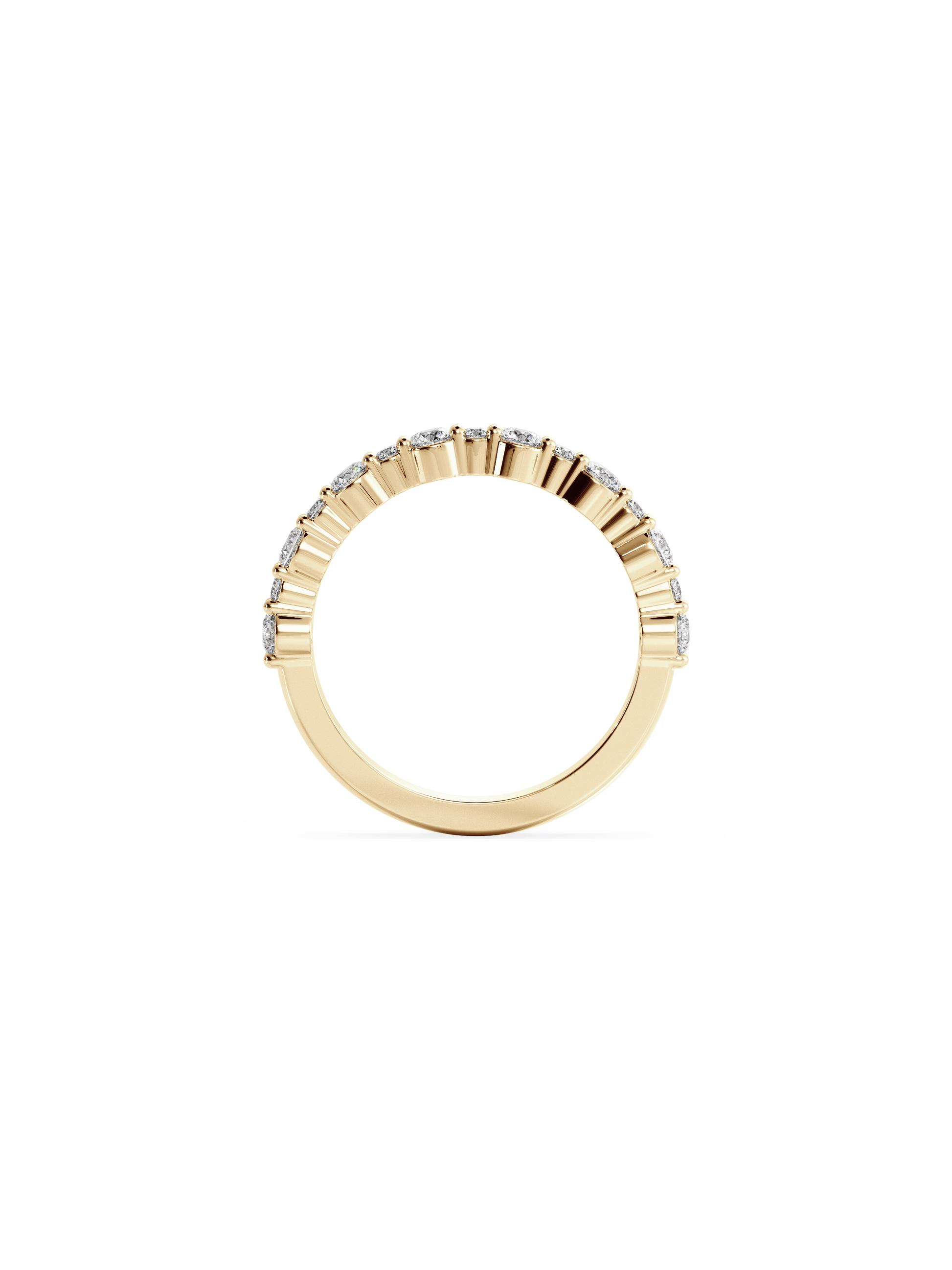 0.37 CT Round Full Eternity Lab Grown Diamond Wedding Band