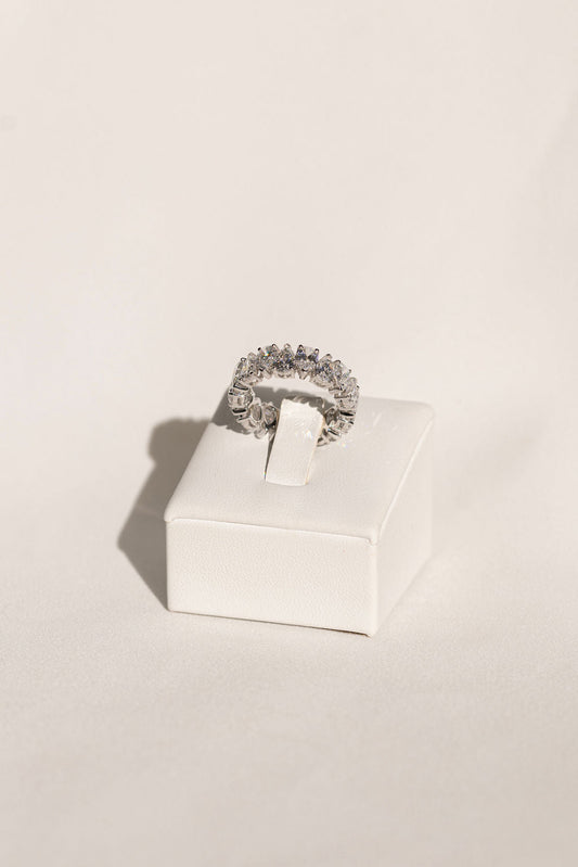0.37 CT Round Full Eternity Lab Grown Diamond Wedding Band