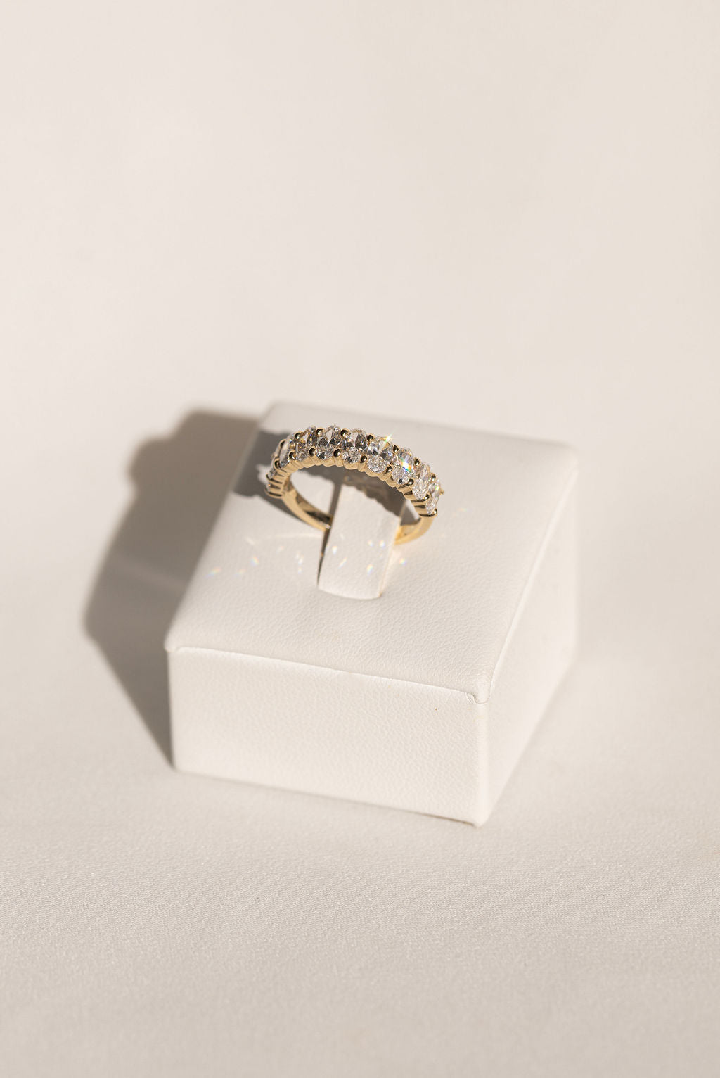 0.37 CT Round Full Eternity Lab Grown Diamond Wedding Band