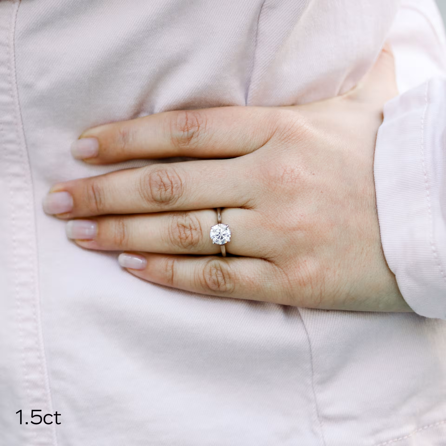 Marquise Cut Cluster Styled Lab Grown Diamond Engagement Ring