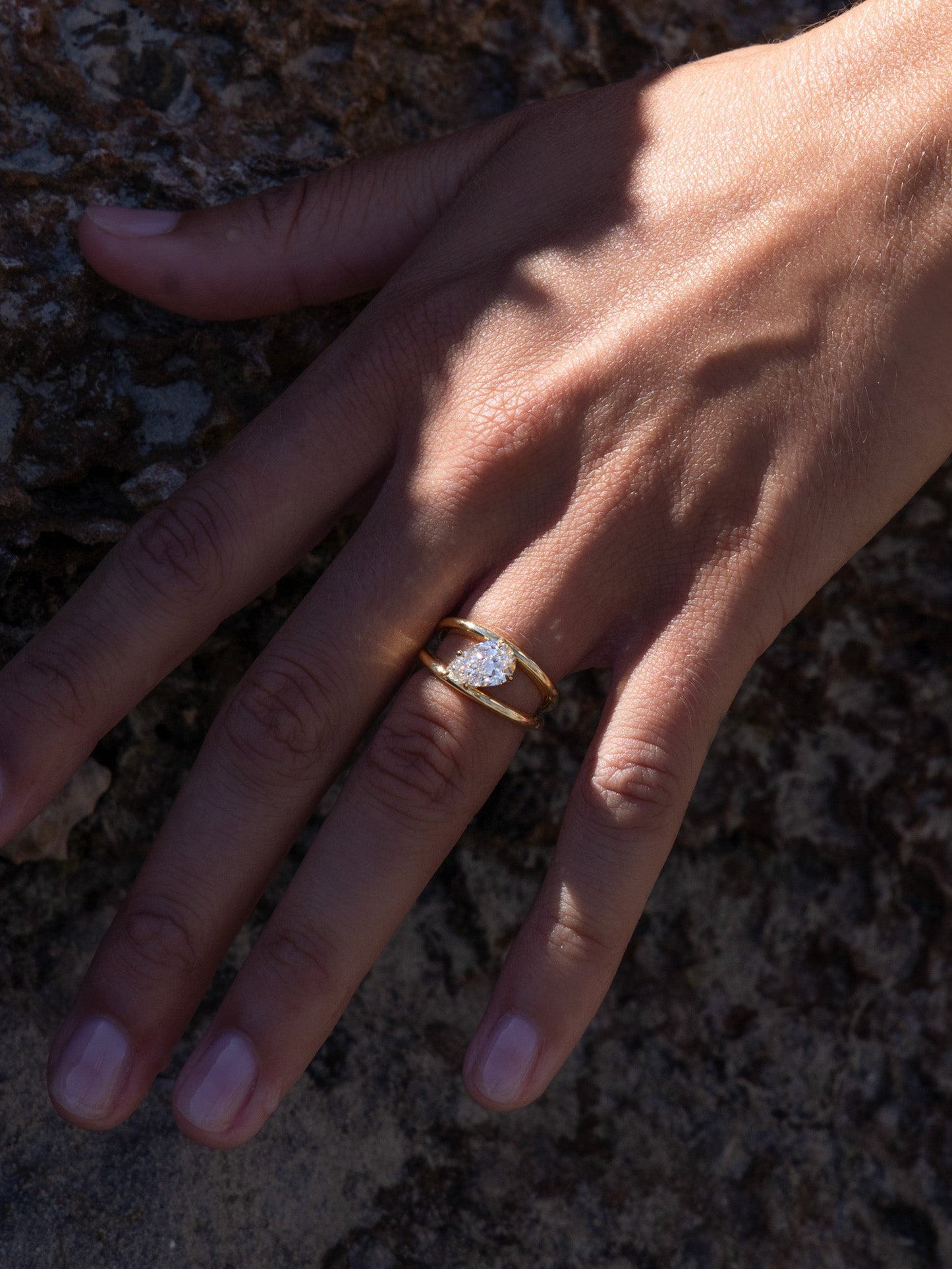 2 CT Round Three Stones Lab Grown Diamond Engagement Ring