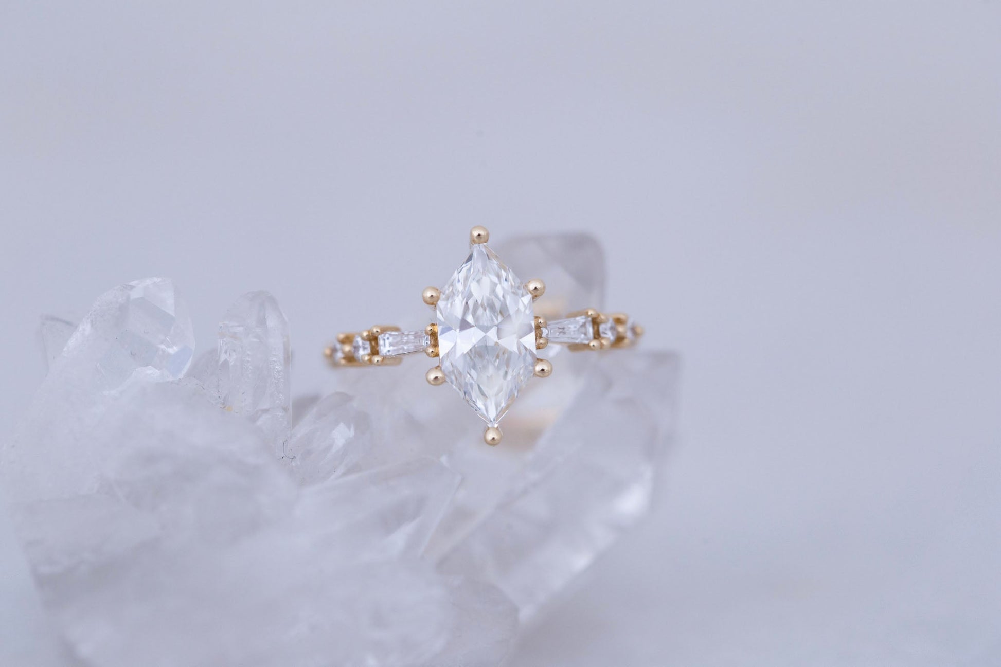 2 CT Round Three Stones Lab Grown Diamond Engagement Ring