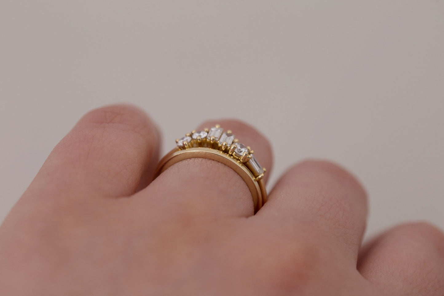 0.37 CT Round Full Eternity Lab Grown Diamond Wedding Band