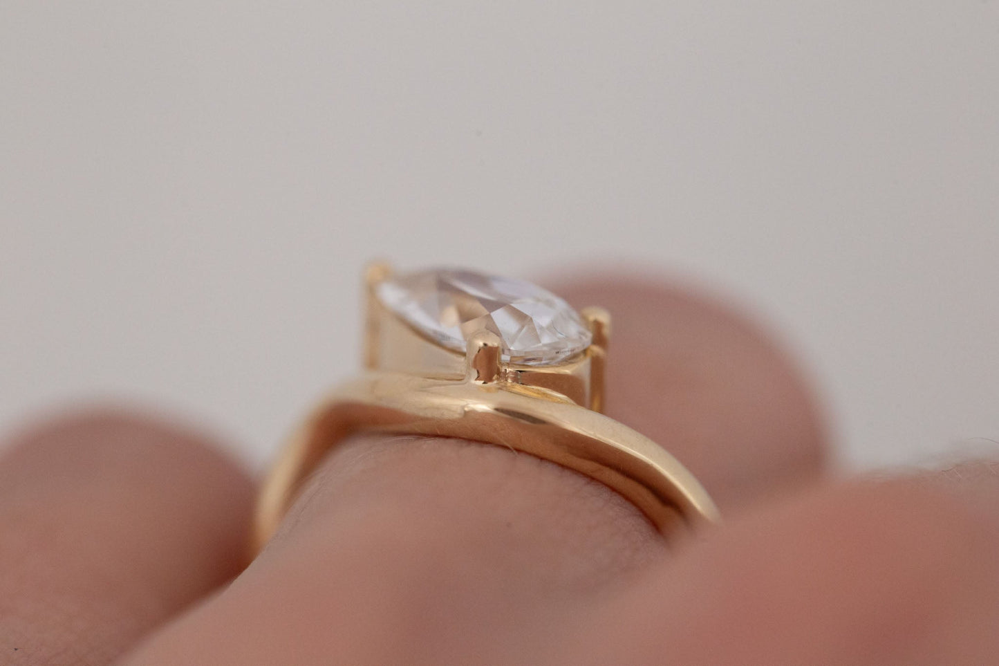 2 CT Round Three Stones Lab Grown Diamond Engagement Ring