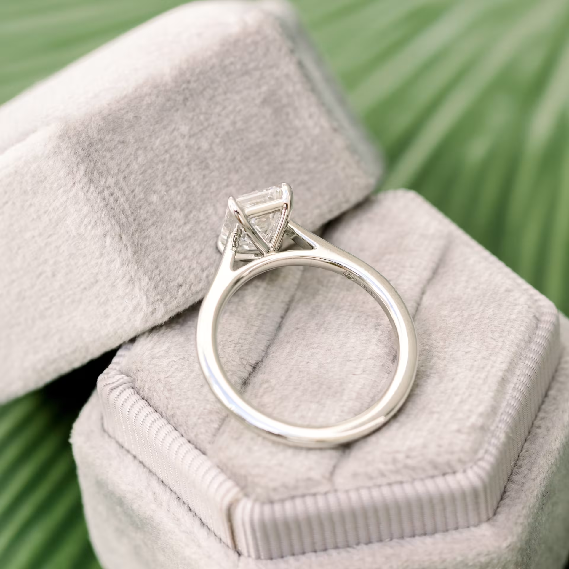 Marquise Cut Cluster Styled Lab Grown Diamond Engagement Ring