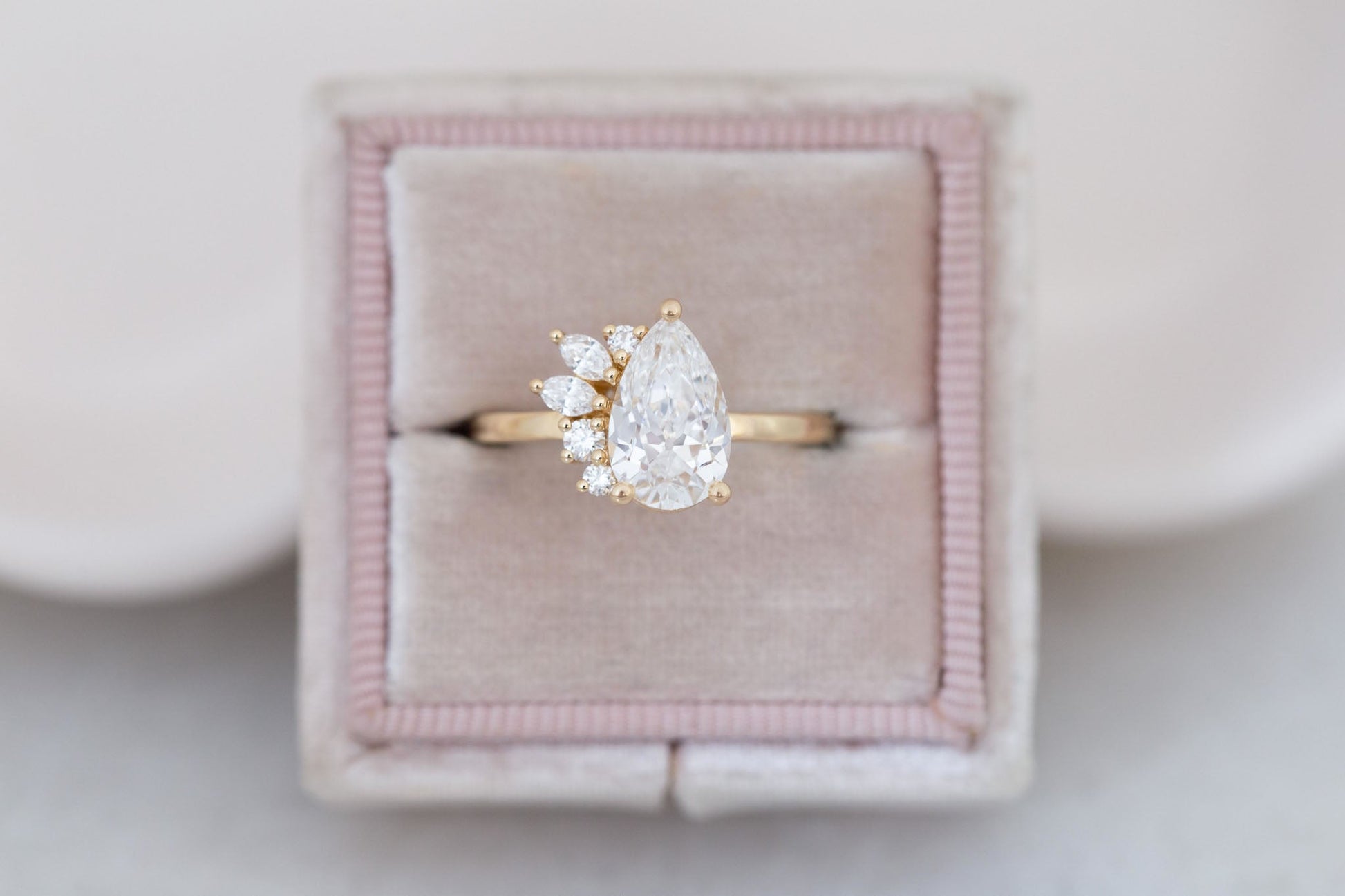 2 CT Round Three Stones Lab Grown Diamond Engagement Ring