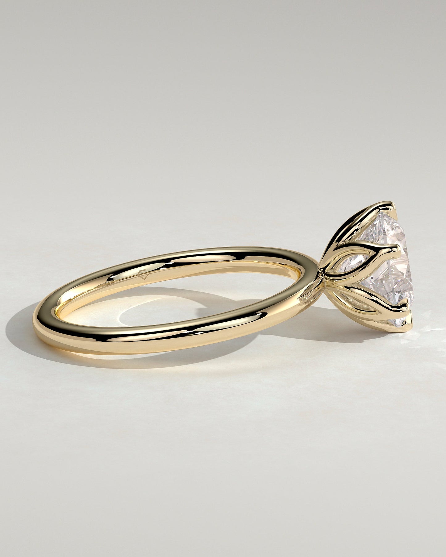 Round Halo, Pave & Split Shank Engagement Ring – 1.93 CT Lab Grown Diamond