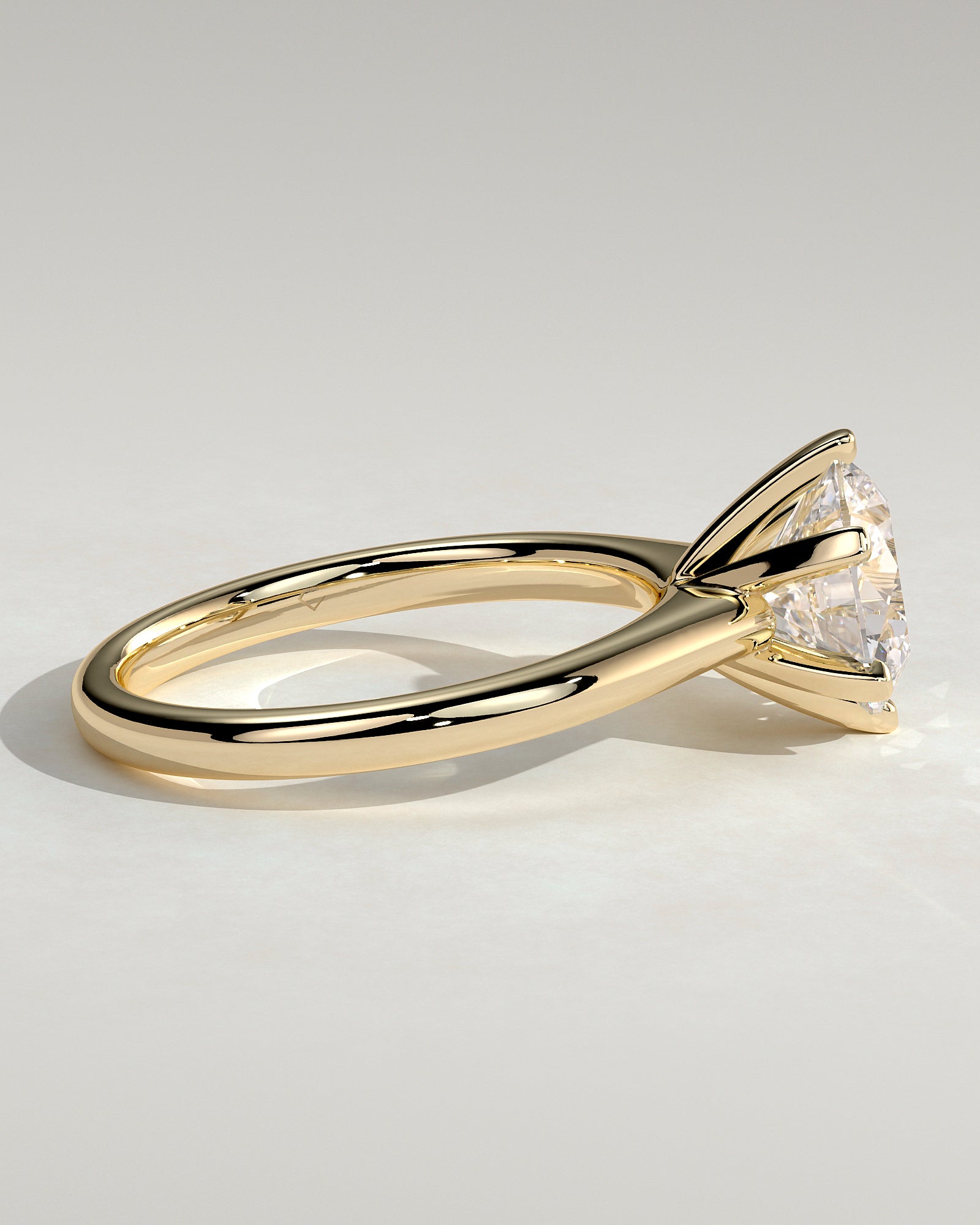 Round Halo, Pave & Split Shank Engagement Ring – 1.93 CT Lab Grown Diamond