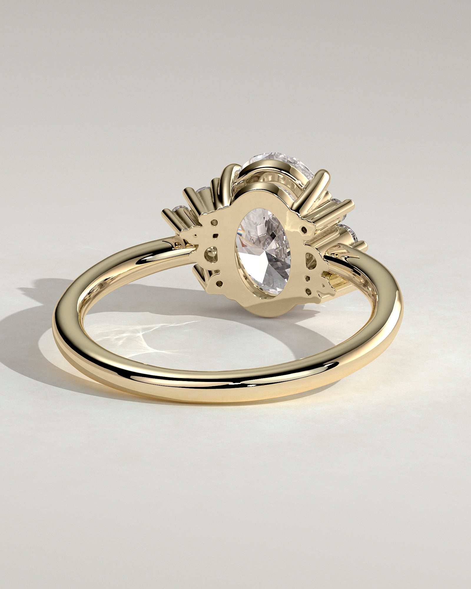 Round Halo, Pave & Split Shank Engagement Ring – 1.93 CT Lab Grown Diamond
