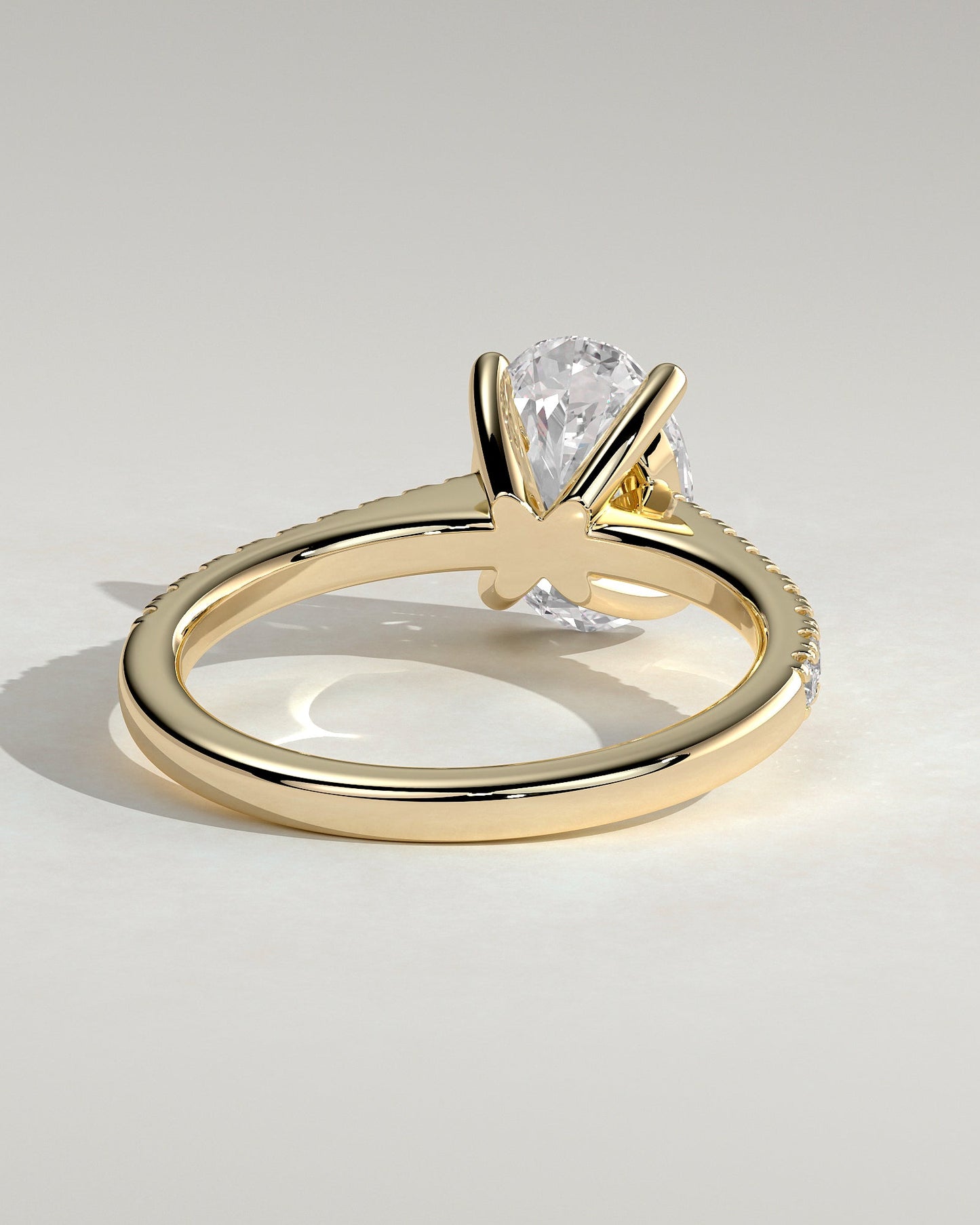 Round Halo, Pave & Split Shank Engagement Ring – 1.93 CT Lab Grown Diamond