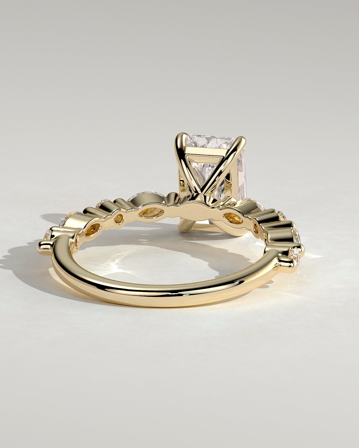 Round Halo, Pave & Split Shank Engagement Ring – 1.93 CT Lab Grown Diamond