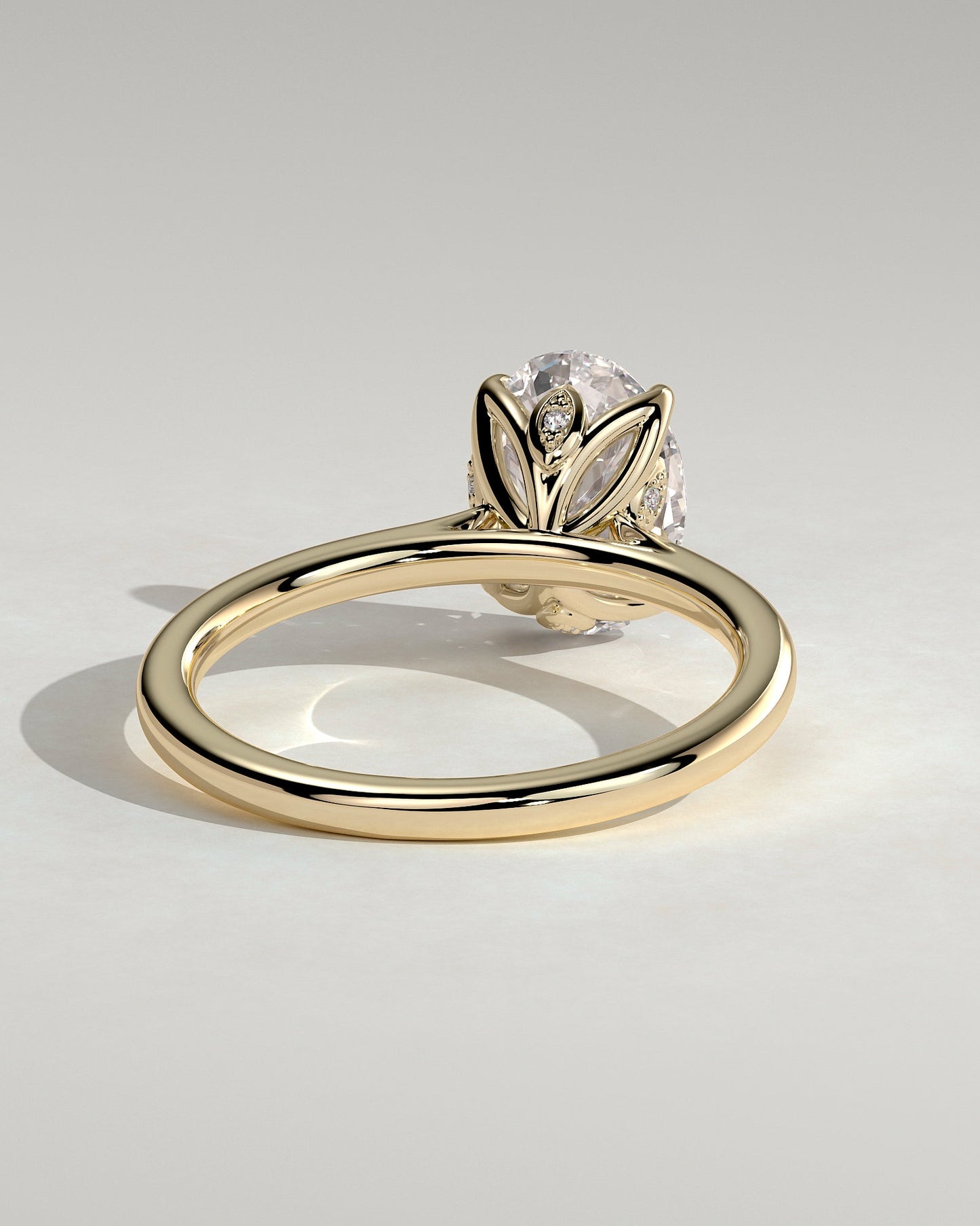 Round Halo, Pave & Split Shank Engagement Ring – 1.93 CT Lab Grown Diamond