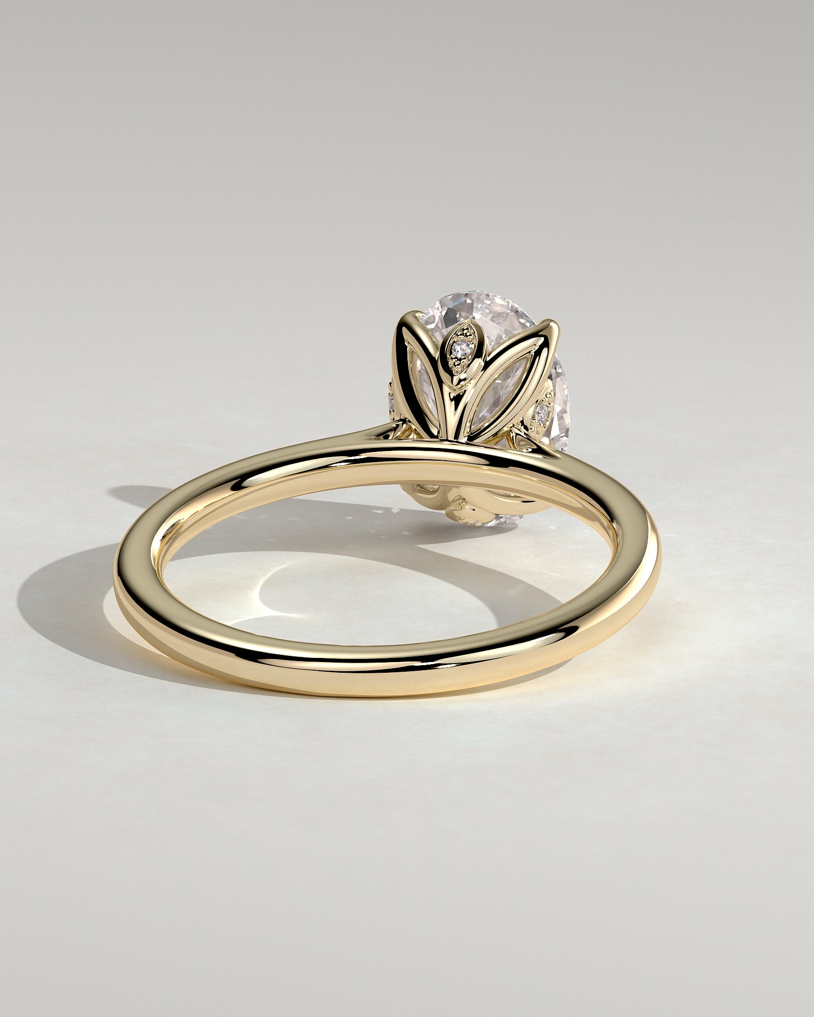 Round Halo, Pave & Split Shank Engagement Ring – 1.93 CT Lab Grown Diamond