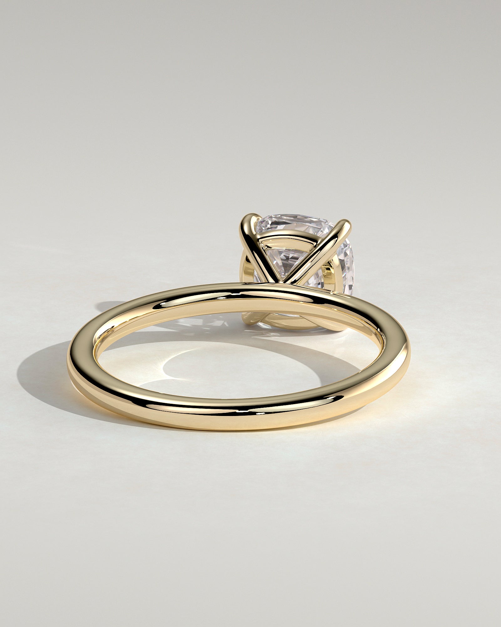 Round Halo, Pave & Split Shank Engagement Ring – 1.93 CT Lab Grown Diamond