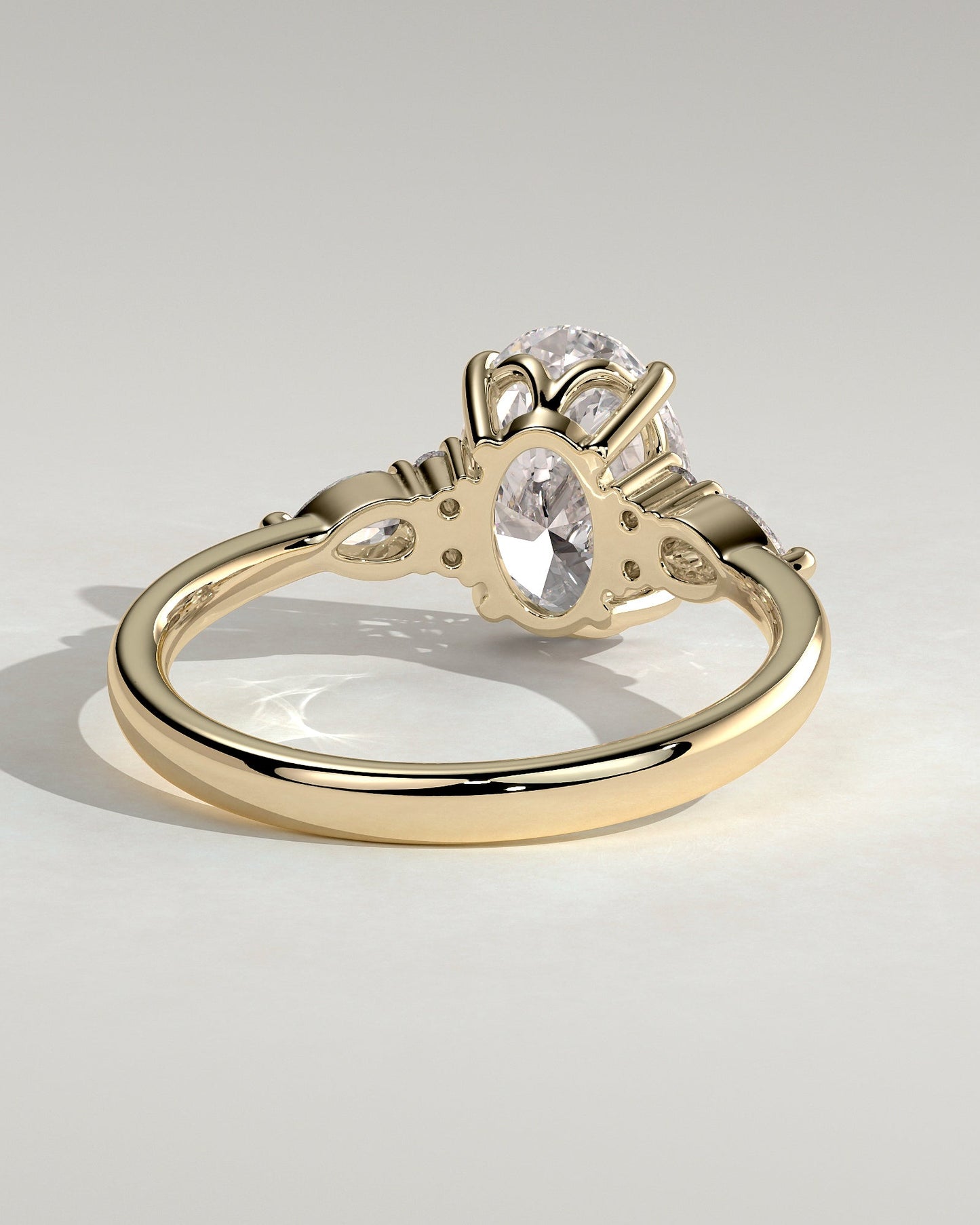 Round Halo, Pave & Split Shank Engagement Ring – 1.93 CT Lab Grown Diamond