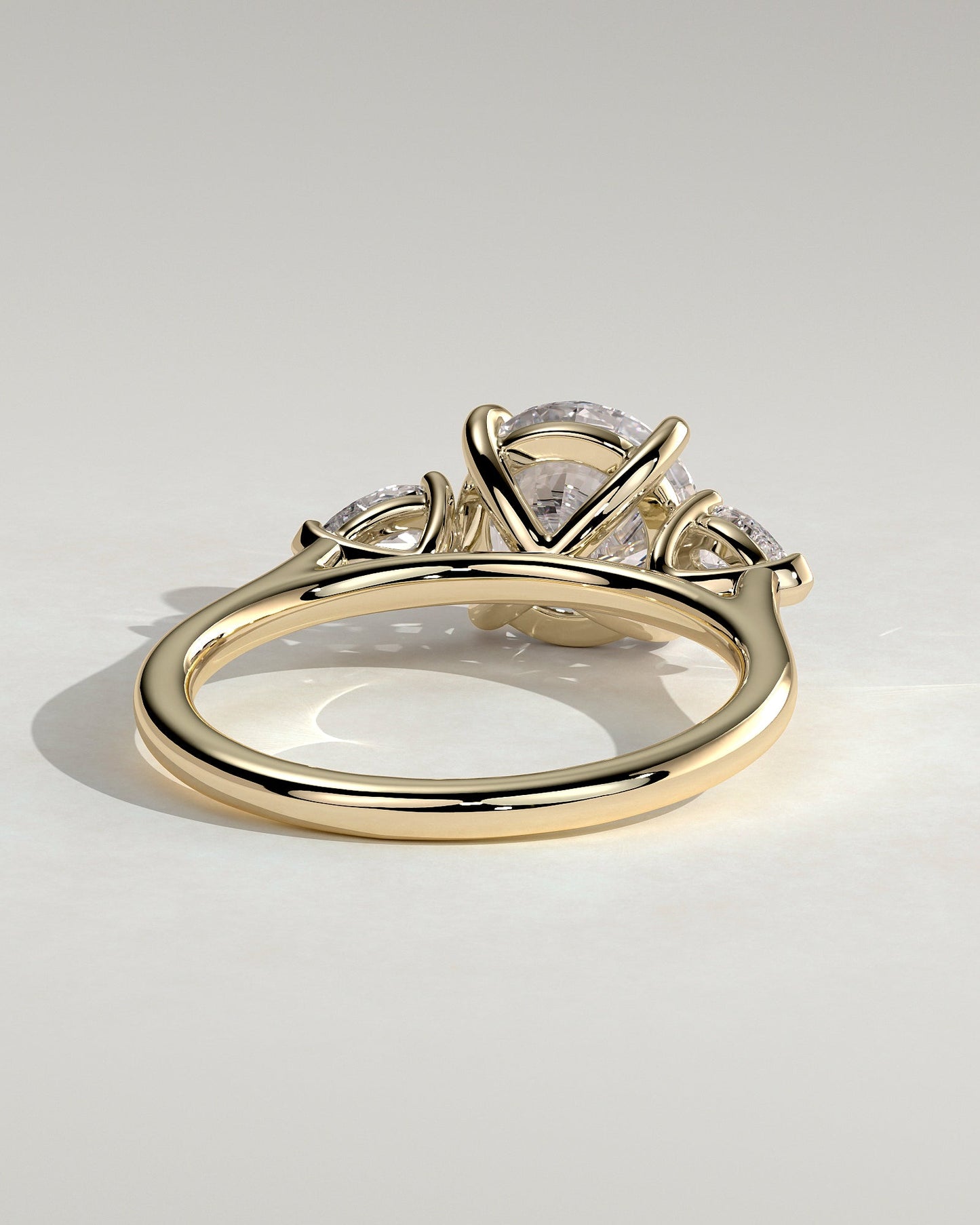 Round Halo, Pave & Split Shank Engagement Ring – 1.93 CT Lab Grown Diamond