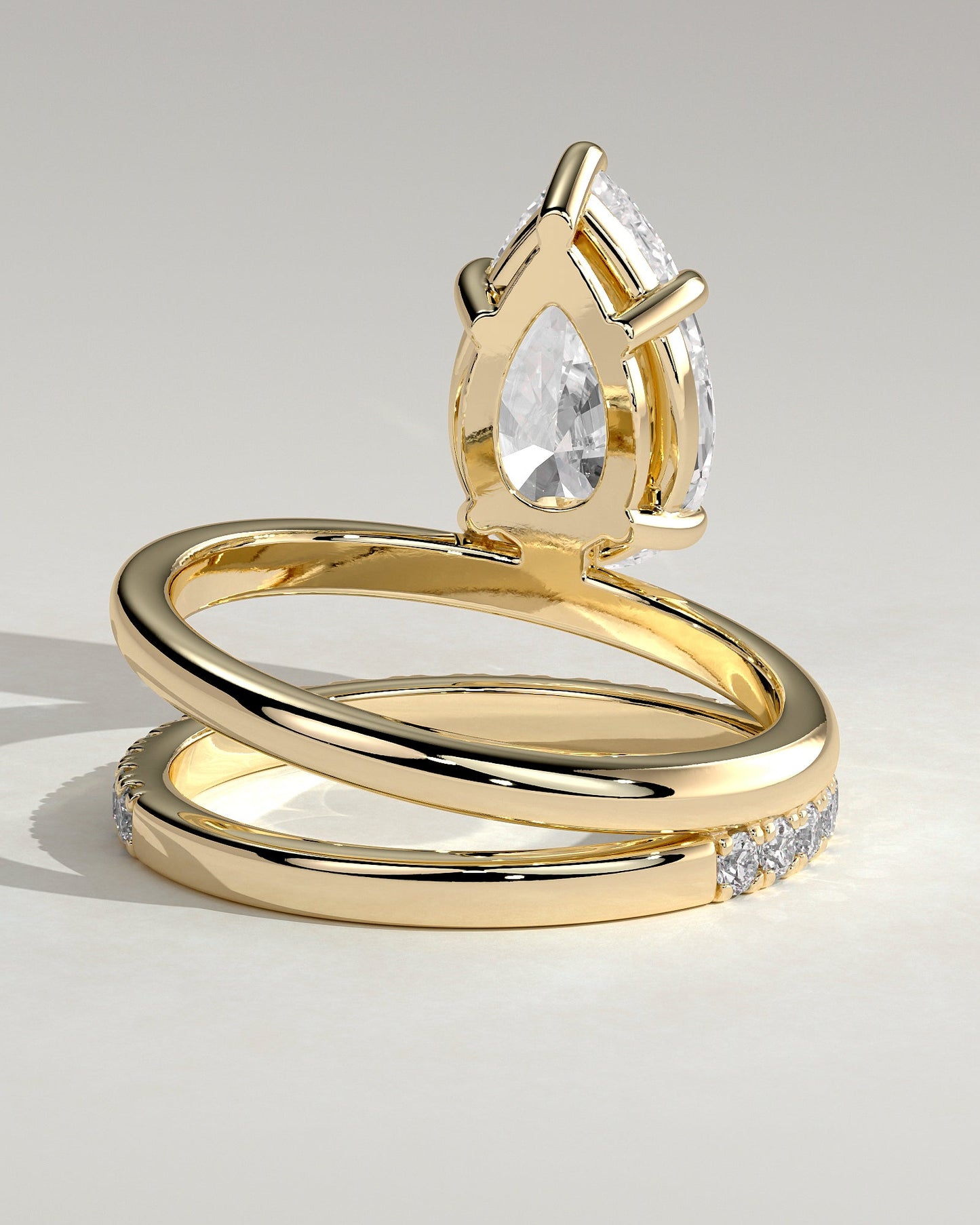 Round Halo, Pave & Split Shank Engagement Ring – 1.93 CT Lab Grown Diamond
