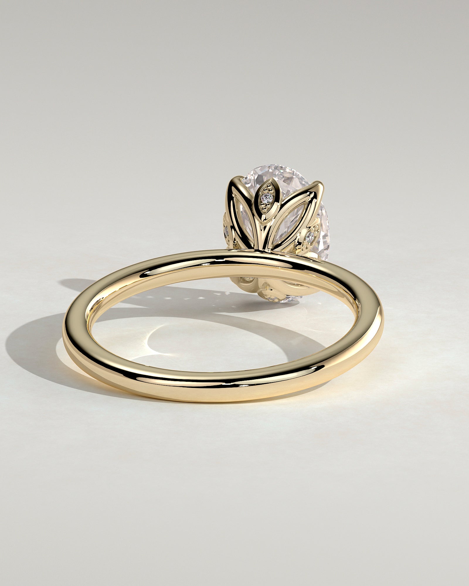 Round Halo, Pave & Split Shank Engagement Ring – 1.93 CT Lab Grown Diamond