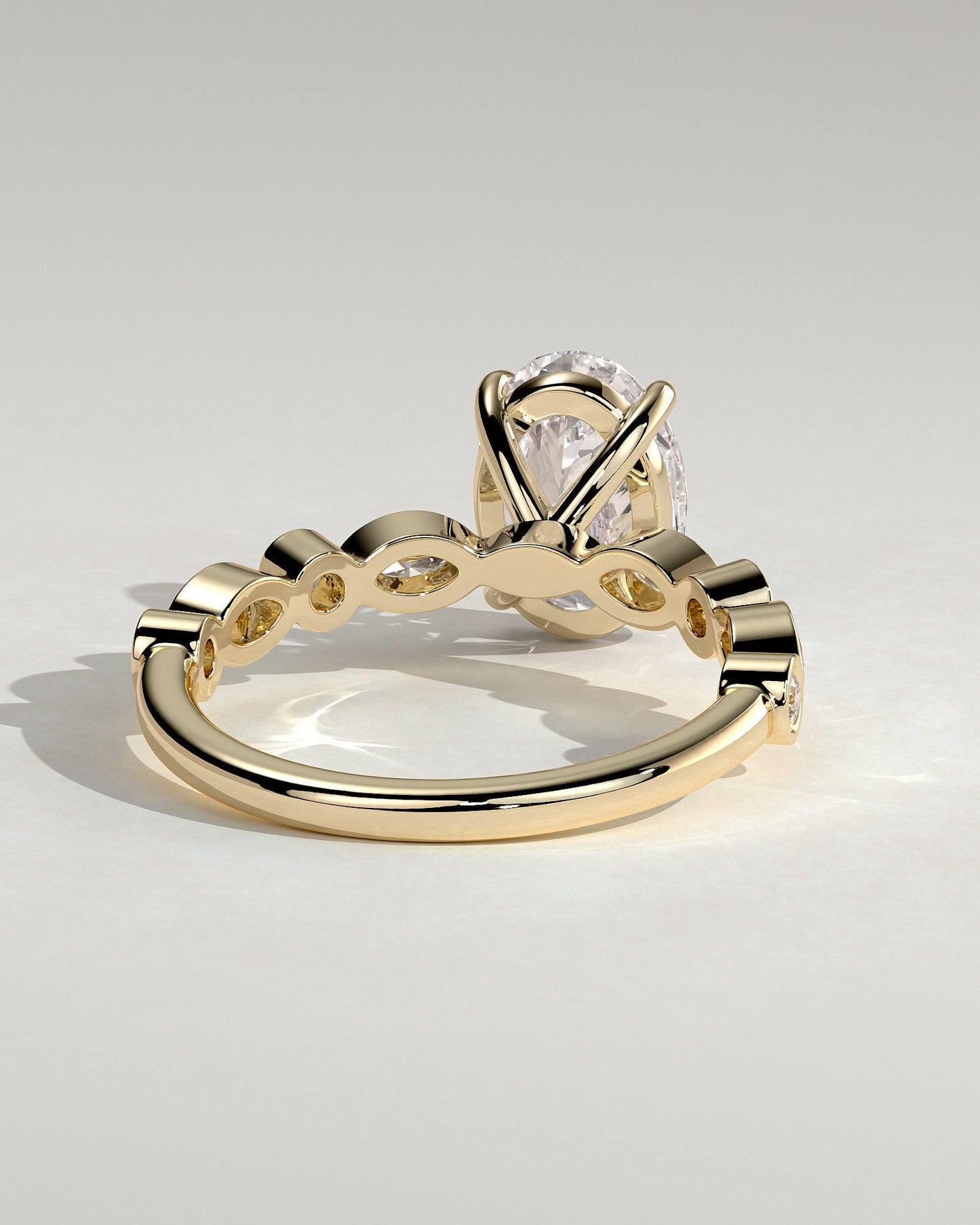 Round Halo, Pave & Split Shank Engagement Ring – 1.93 CT Lab Grown Diamond