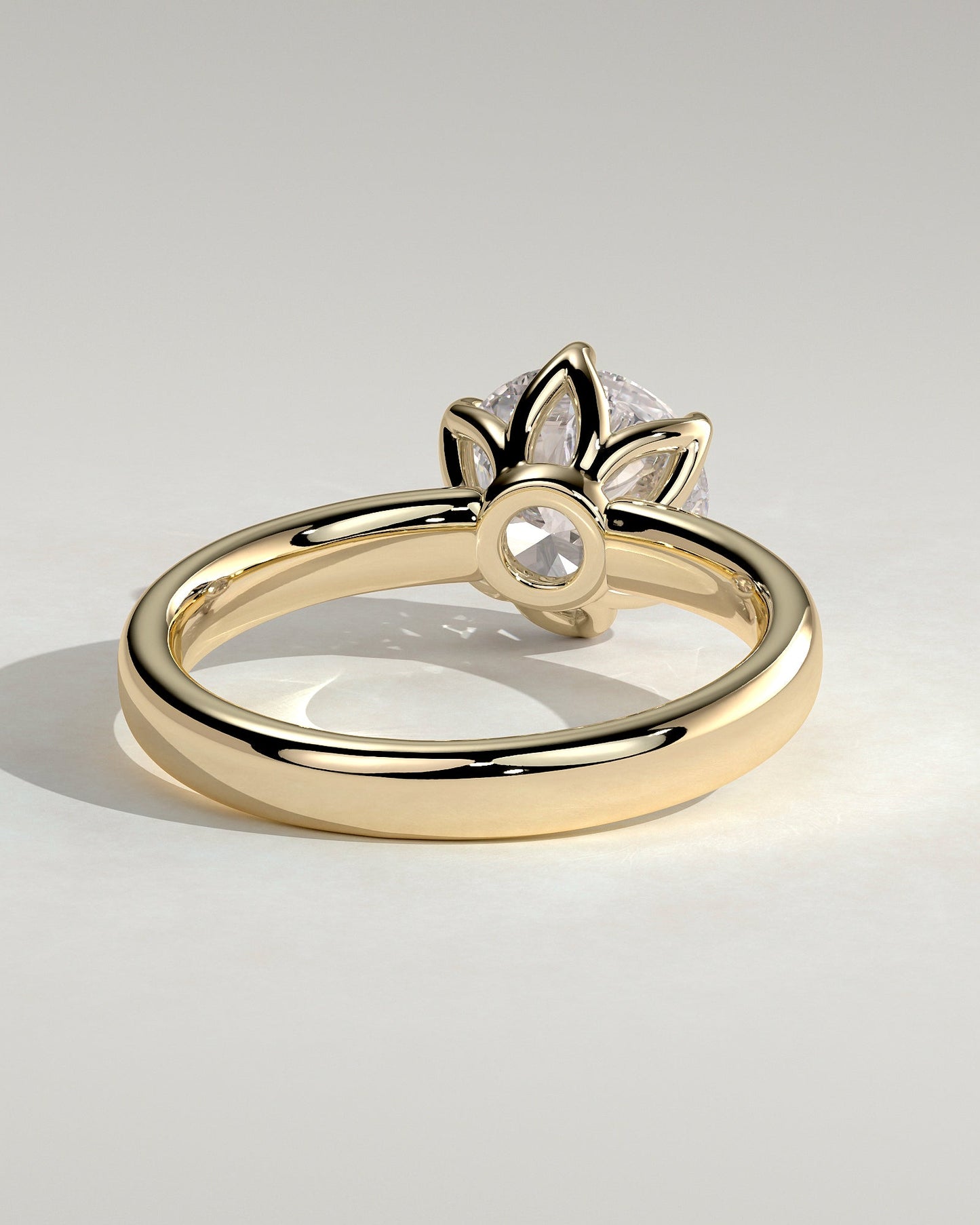 Round Halo, Pave & Split Shank Engagement Ring – 1.93 CT Lab Grown Diamond