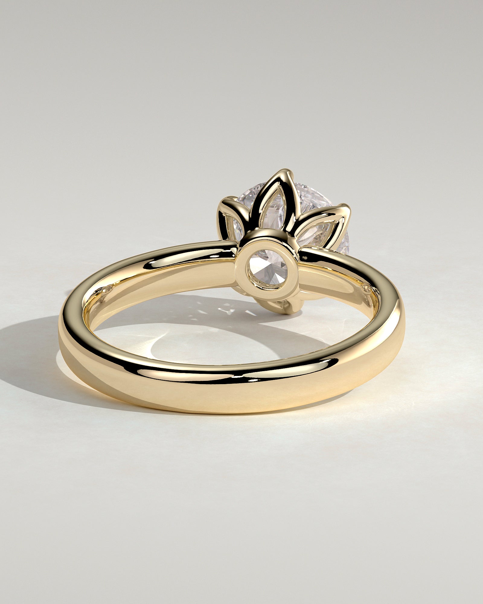 Round Halo, Pave & Split Shank Engagement Ring – 1.93 CT Lab Grown Diamond