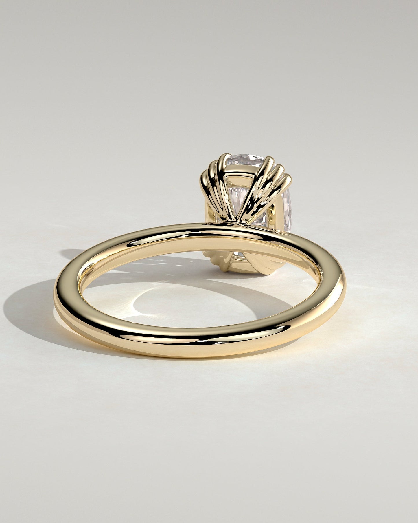 Round Halo, Pave & Split Shank Engagement Ring – 1.93 CT Lab Grown Diamond