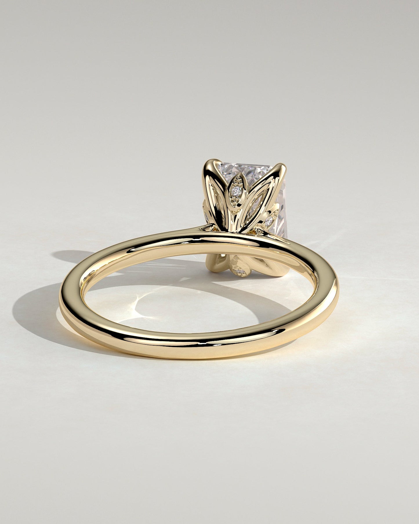 Round Halo, Pave & Split Shank Engagement Ring – 1.93 CT Lab Grown Diamond