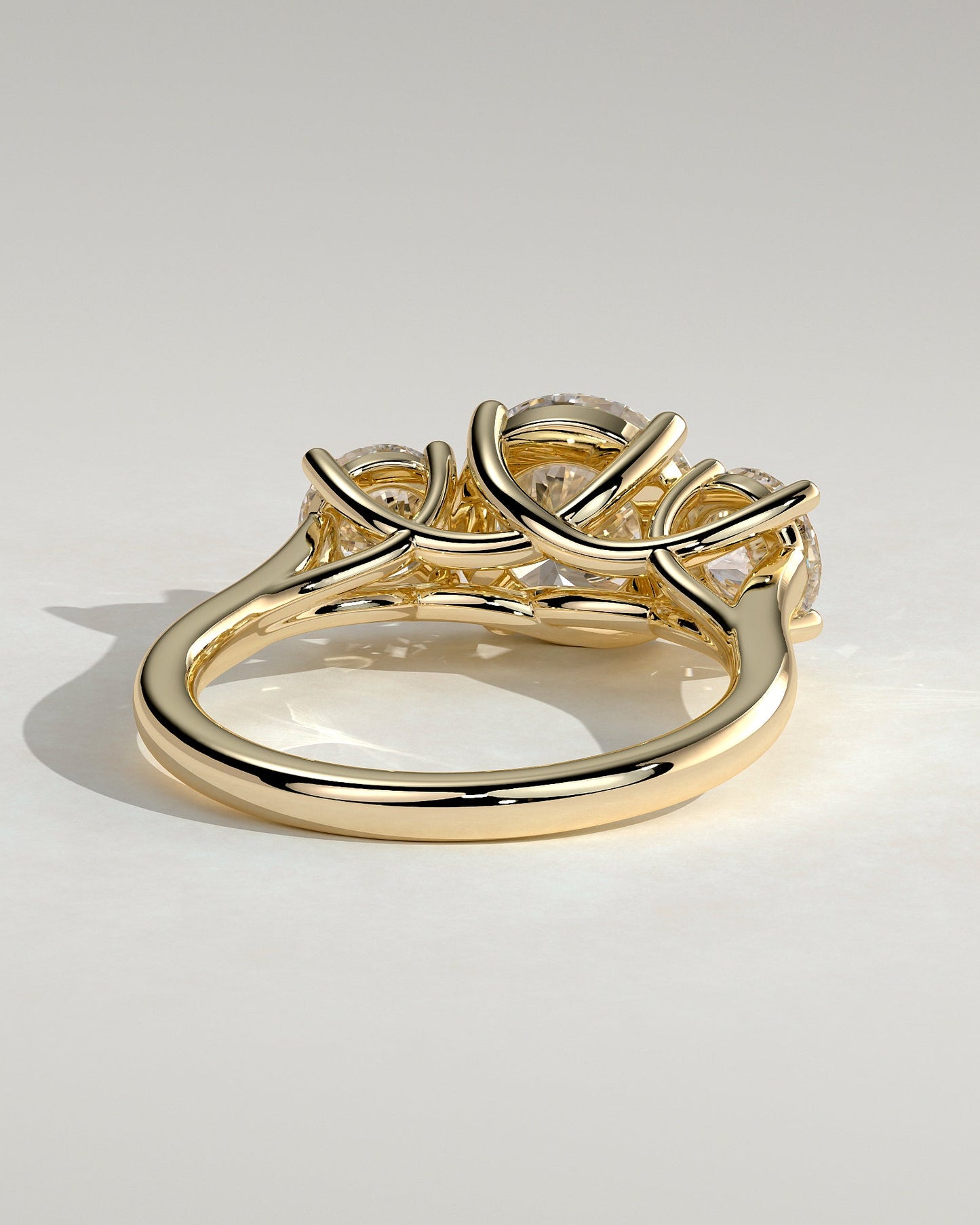 Round Halo, Pave & Split Shank Engagement Ring – 1.93 CT Lab Grown Diamond