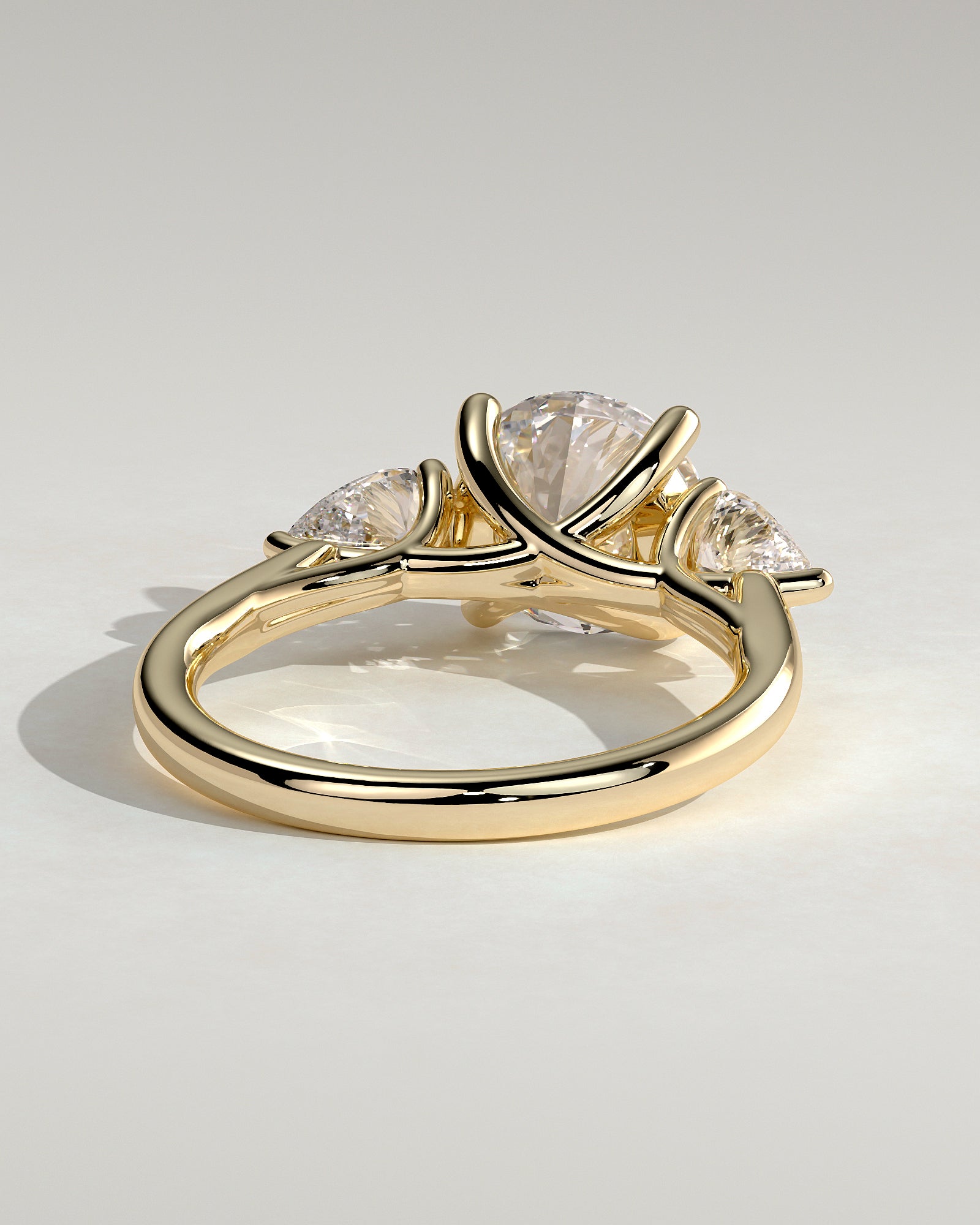 Round Halo, Pave & Split Shank Engagement Ring – 1.93 CT Lab Grown Diamond