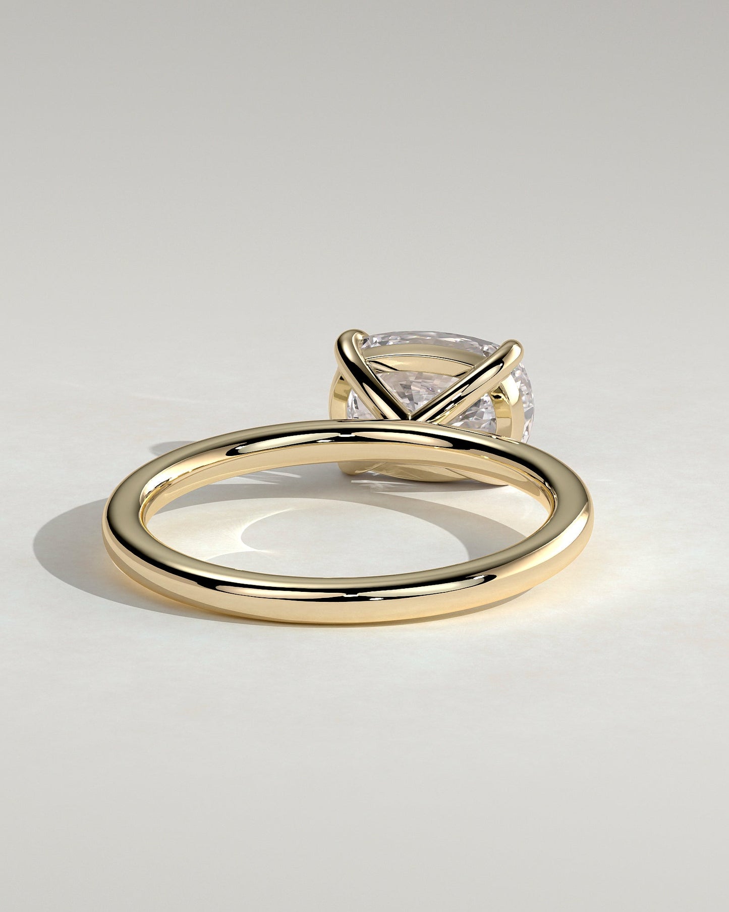 Round Halo, Pave & Split Shank Engagement Ring – 1.93 CT Lab Grown Diamond