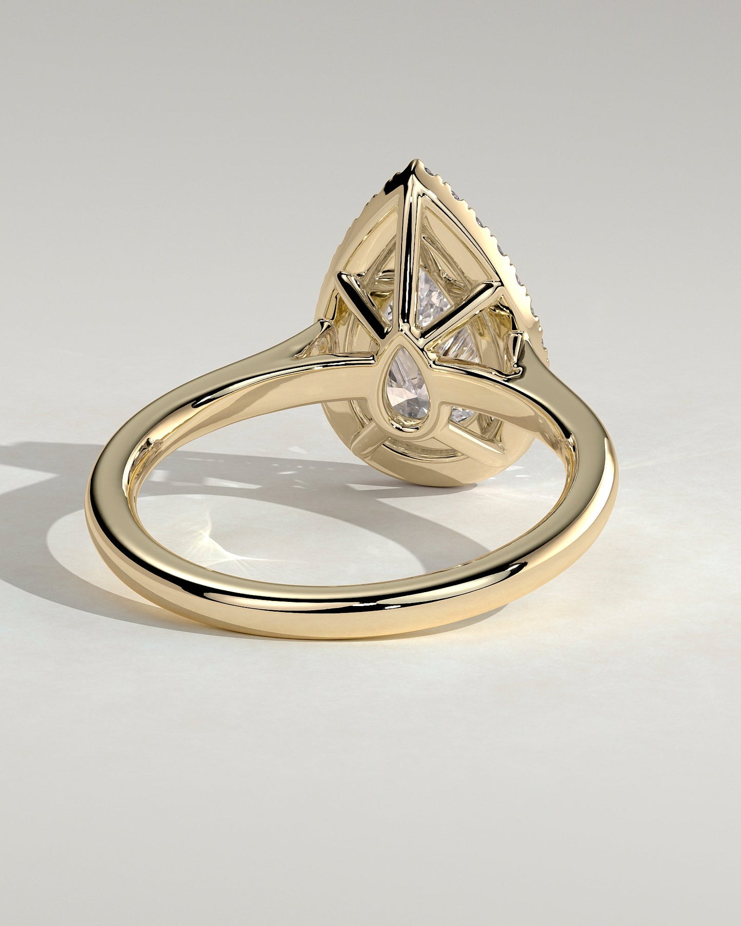 Round Halo, Pave & Split Shank Engagement Ring – 1.93 CT Lab Grown Diamond