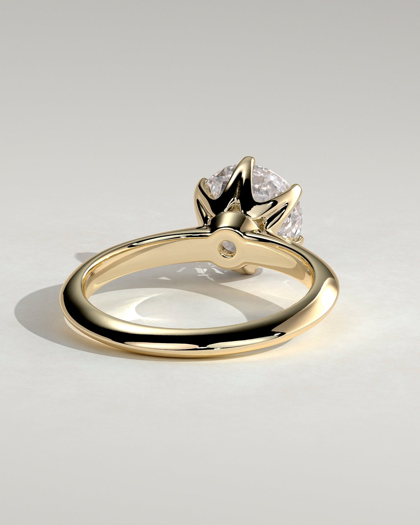 Round Halo, Pave & Split Shank Engagement Ring – 1.93 CT Lab Grown Diamond