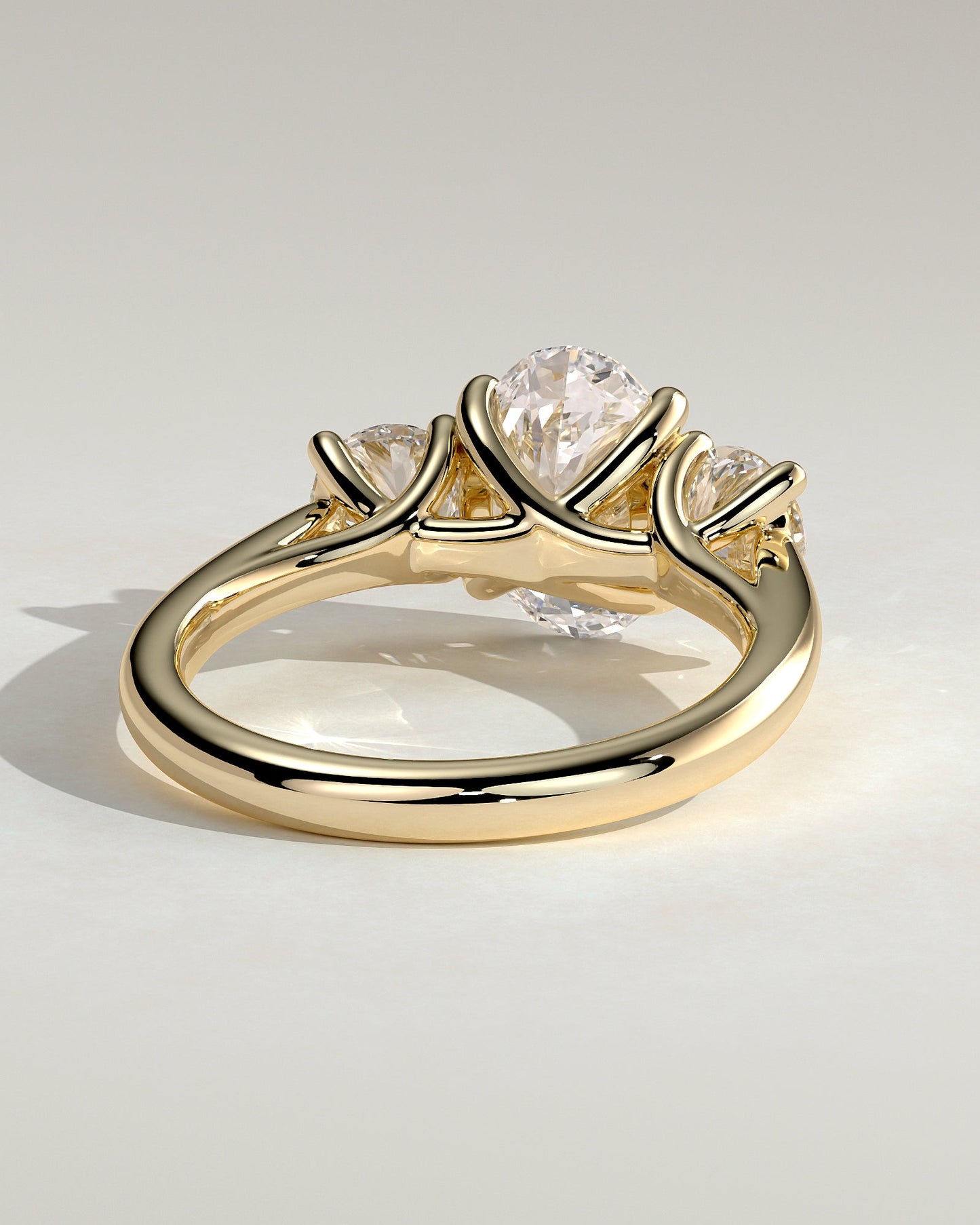 Round Halo, Pave & Split Shank Engagement Ring – 1.93 CT Lab Grown Diamond