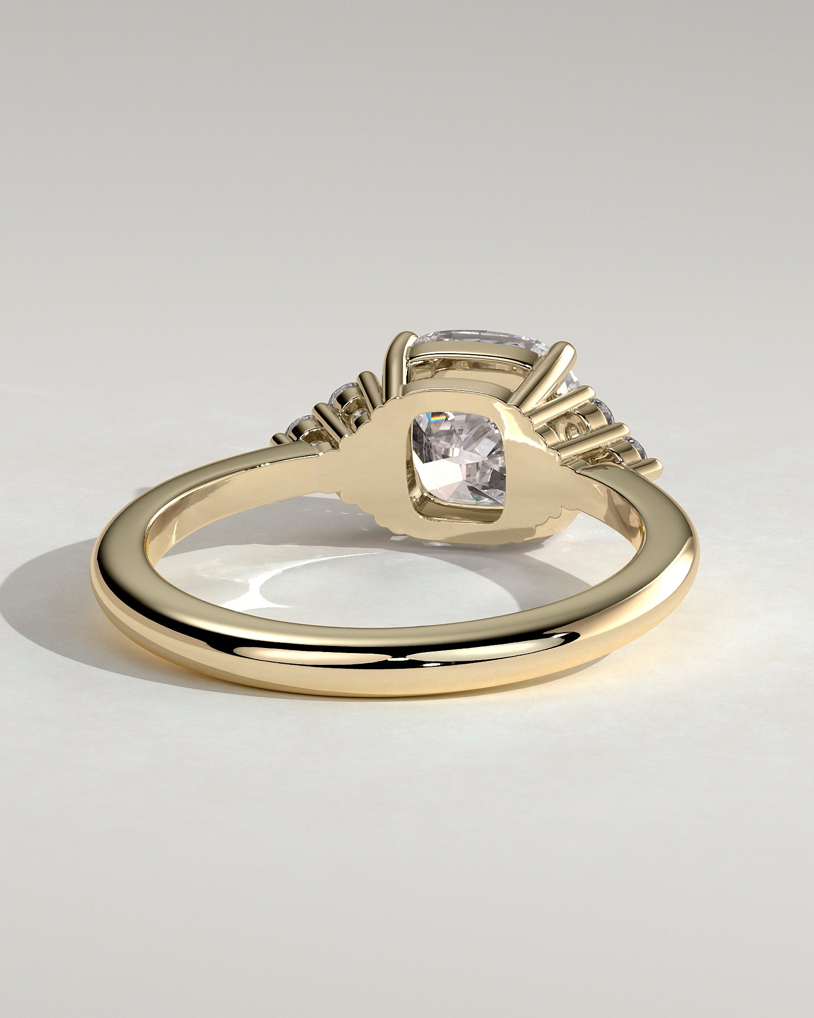 Round Halo, Pave & Split Shank Engagement Ring – 1.93 CT Lab Grown Diamond