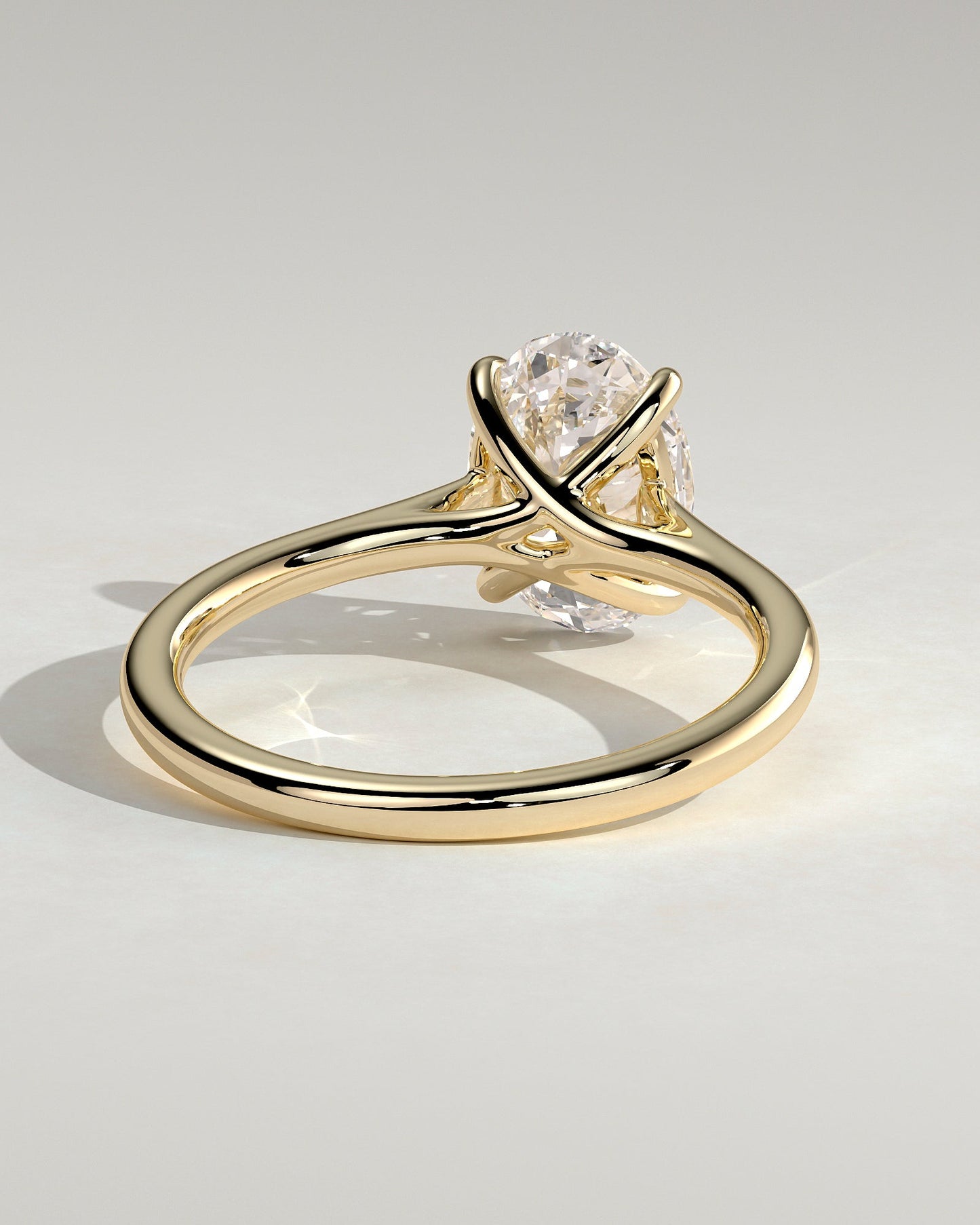 Round Halo, Pave & Split Shank Engagement Ring – 1.93 CT Lab Grown Diamond
