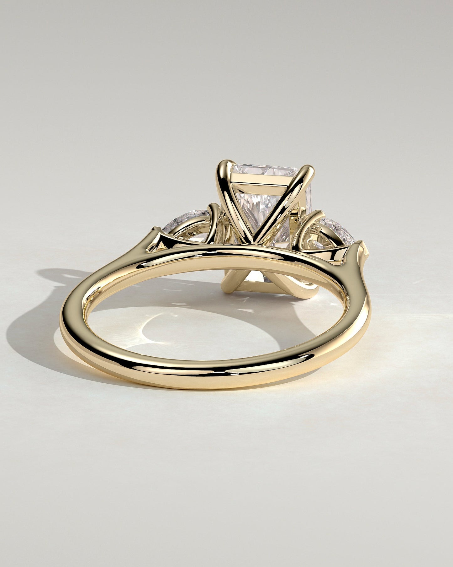 Round Halo, Pave & Split Shank Engagement Ring – 1.93 CT Lab Grown Diamond