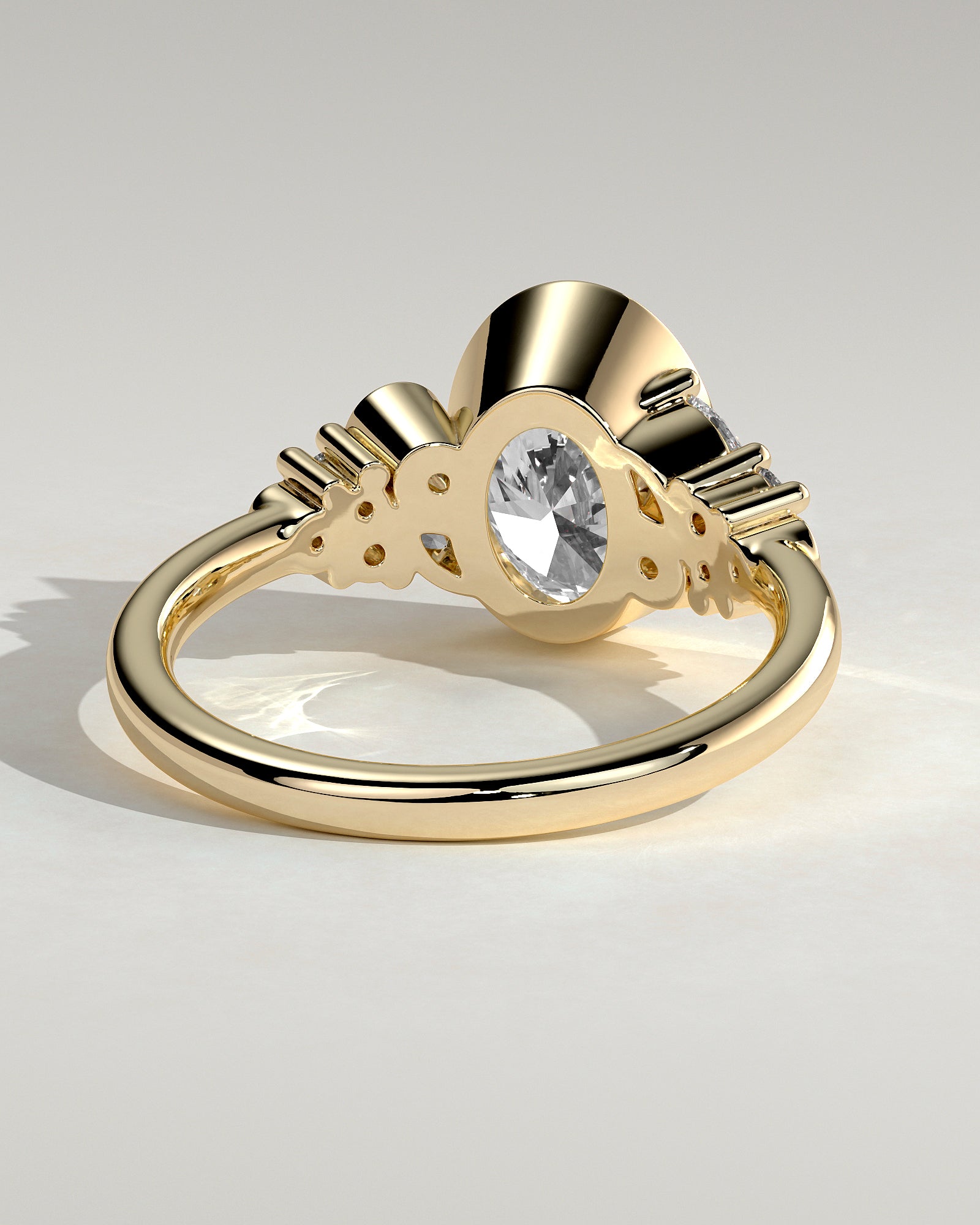 Round Halo, Pave & Split Shank Engagement Ring – 1.93 CT Lab Grown Diamond